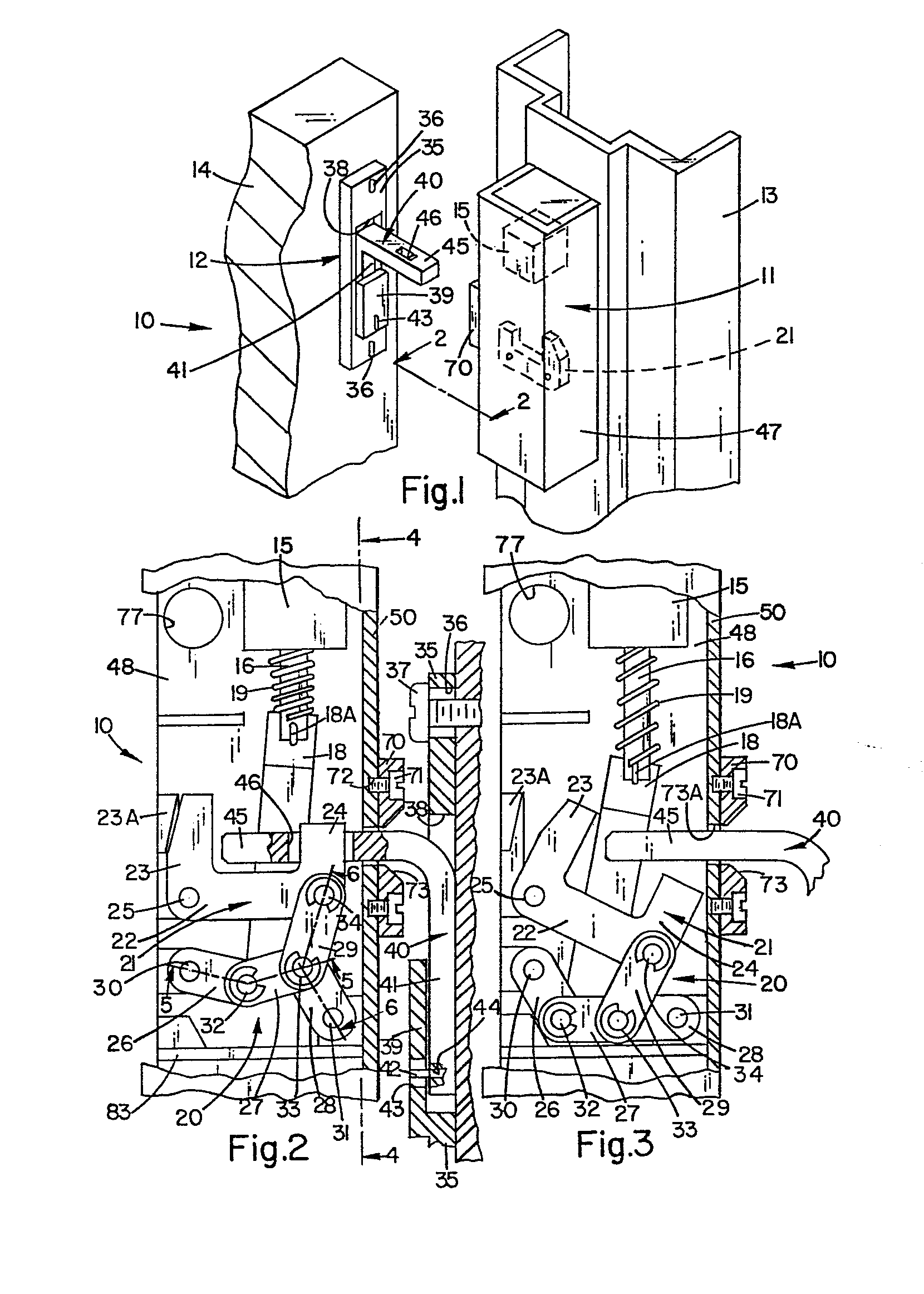 Patent EP0130493A2 - Door latch mechanism - Google Patents