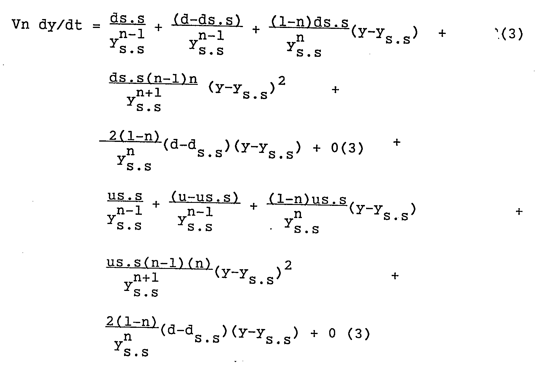 Patent Ep0356342a2 Digital Silver Ion Concentration Controller Equation 2 Is Then Expanded Around The Steady State Using Taylor S Expansion For Two Variables