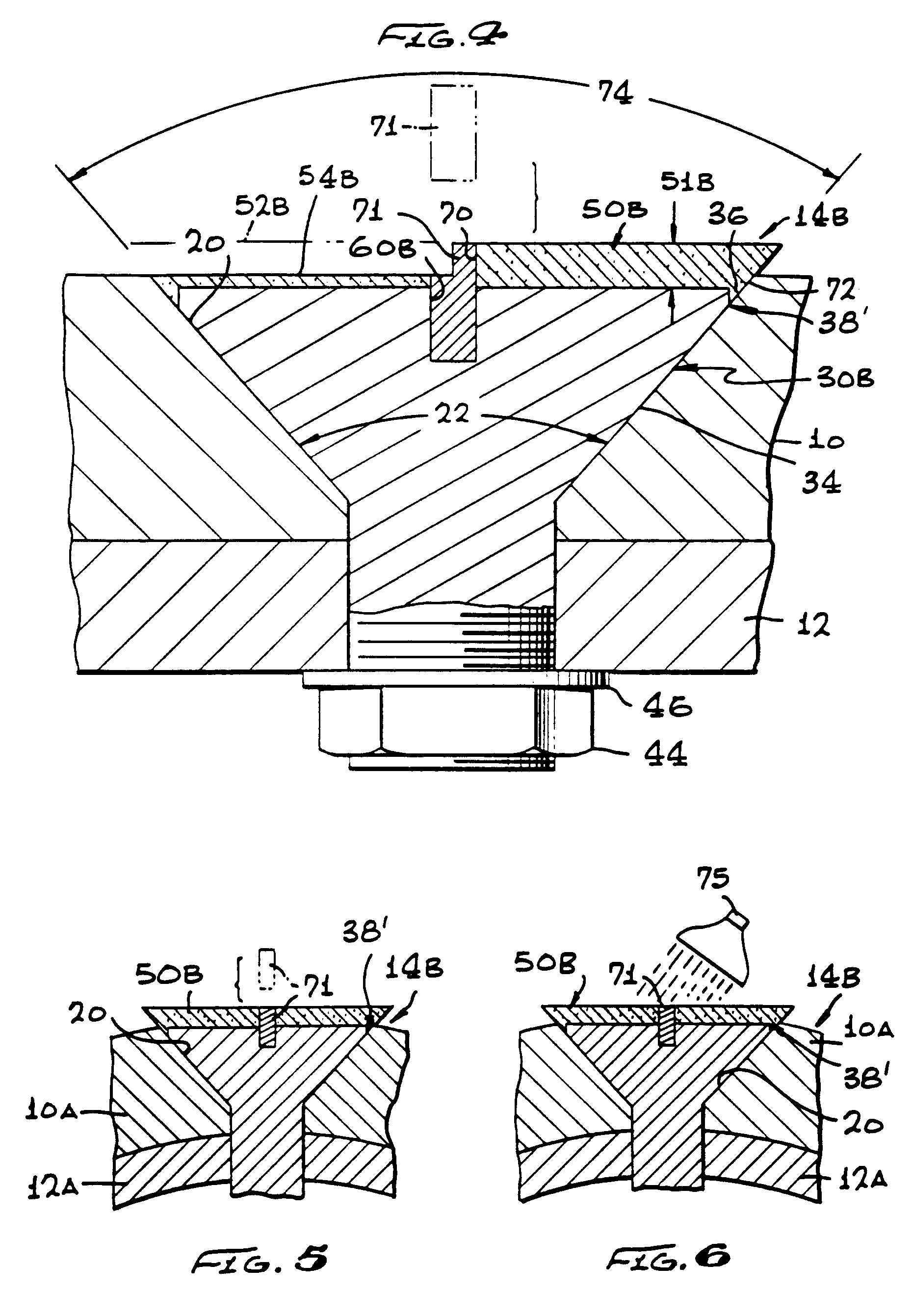 patent ep0432164b1 flush head fastener google patents 82 degree countersink depth chart