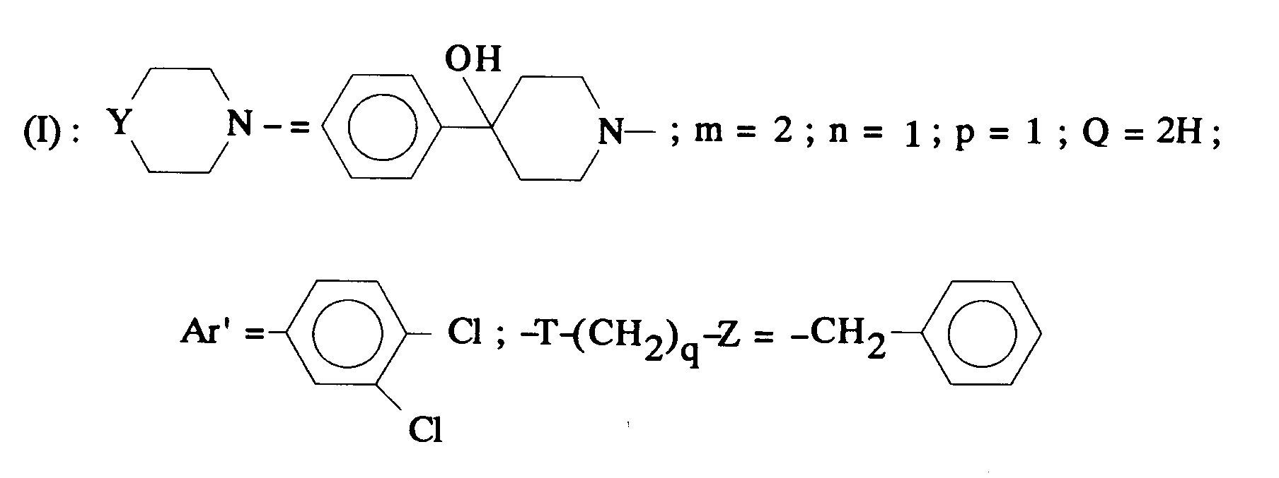 Patente EP0512901A1 - Aminated polycyclic compounds and Patente EP0512901A1 - Aminated polycyclic compounds and