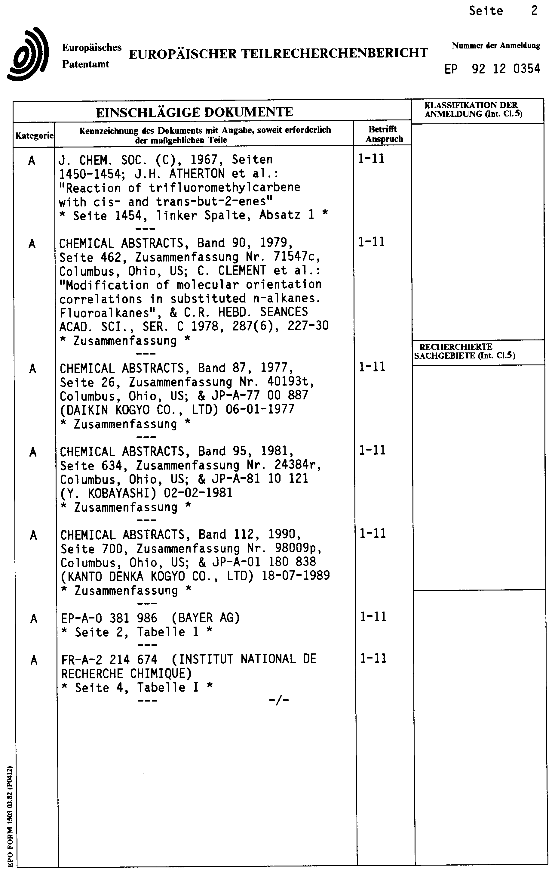 Patent Ep0563446a1 Agent De Traitement Pour L Ophthalmologie Et Patent Ep0563446a1 Agent De Traitement Pour L Ophthalmologie Et