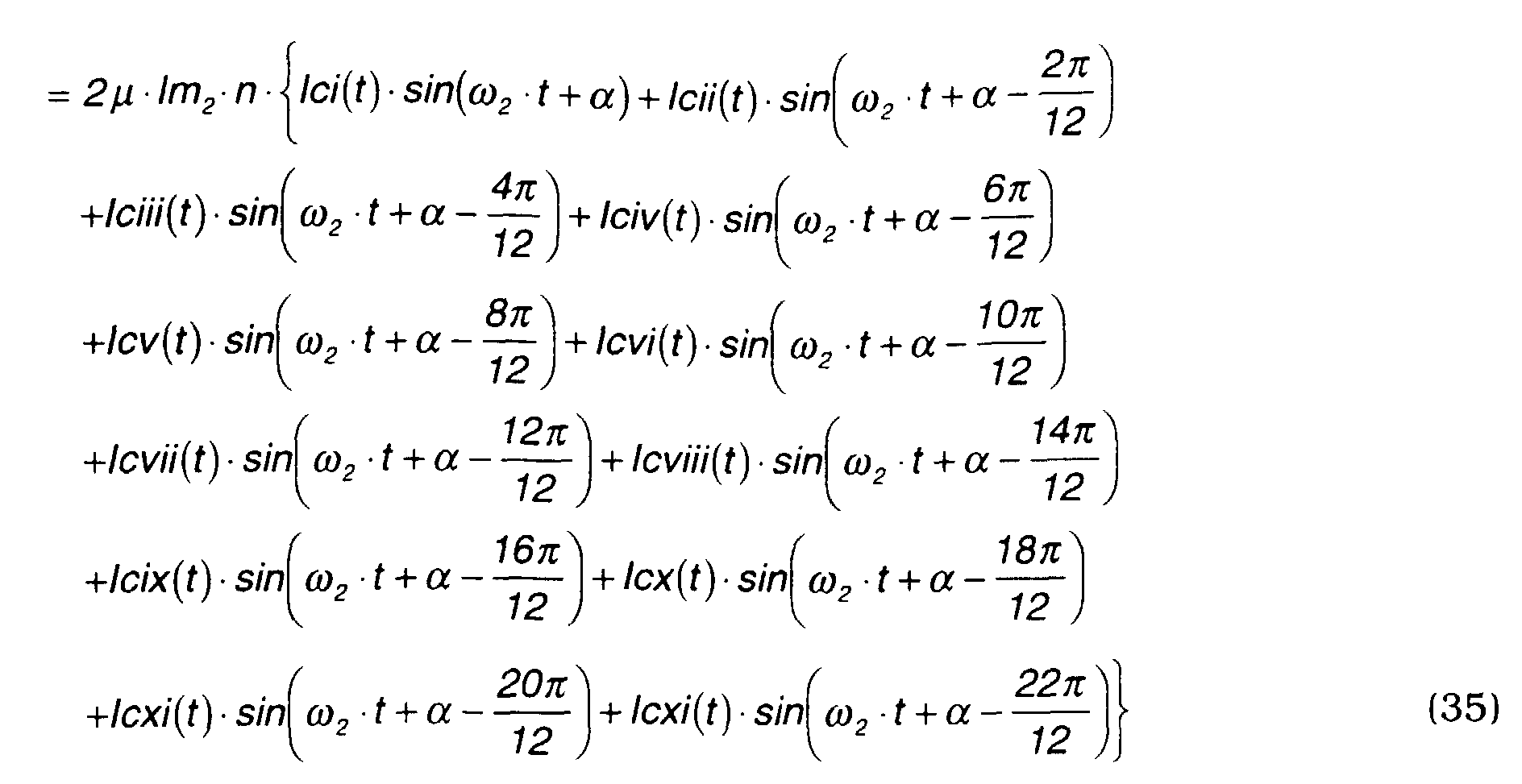 Patent Ep0945965a2 Motor Generator Google Patents F2 Given By This Equation 35 Is Diffe From 27 When The Inner Rotating Magnetic Fields Are Formed A Three Phase Alternating