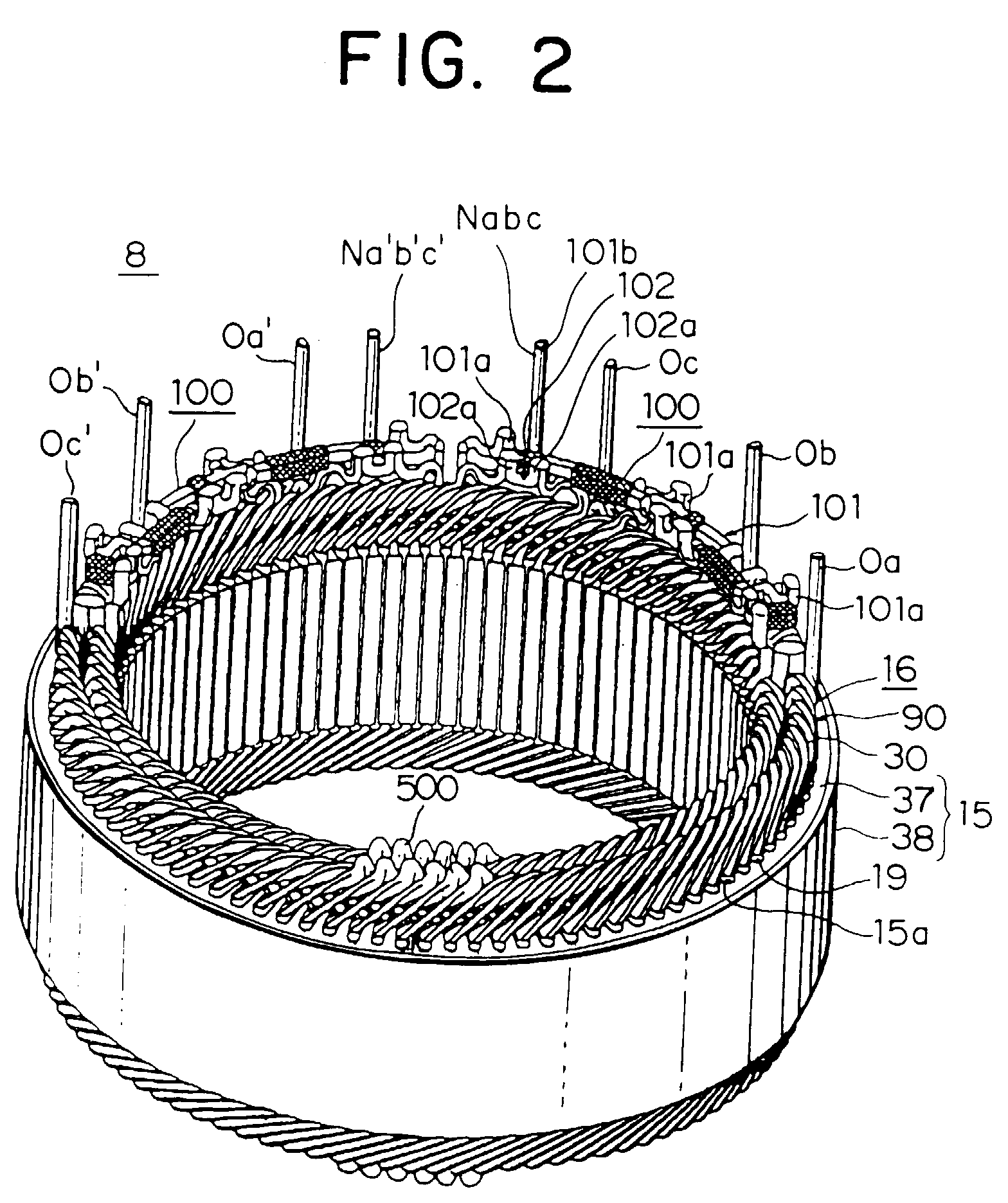 Alternator slots