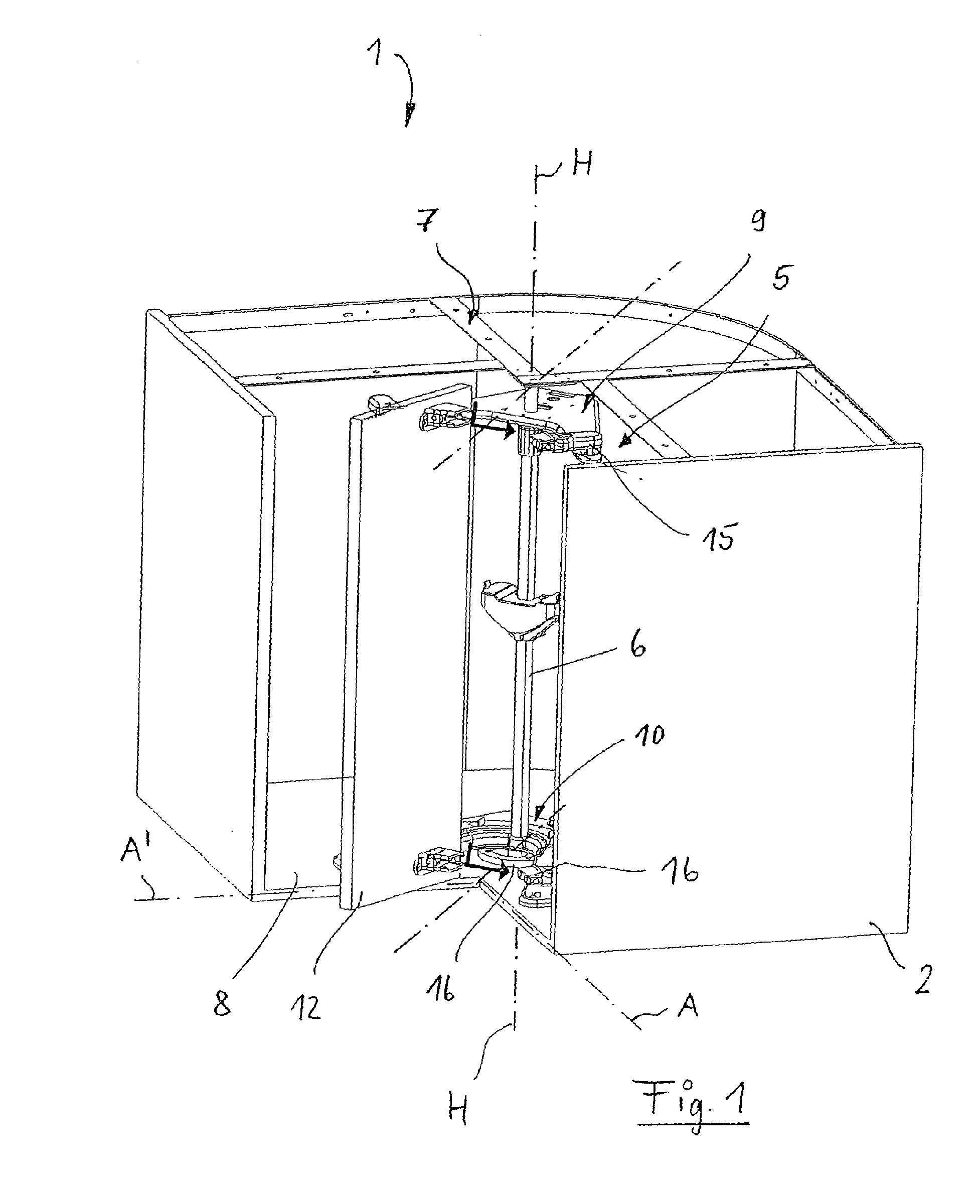 patent ep1600081a2 eckschrank, insbesondere kücheneckschrank mit schwenkbaren fachböden Kücheneckschrank Oben ~ patent ep1600081a2 eckschrank, insbesondere kücheneckschrank mit schwenkbaren fachböden