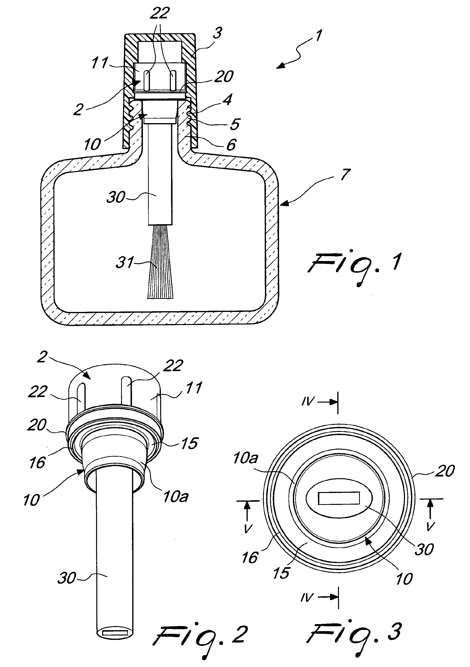 Brevet Ep1650136a2 Closure For Bottles In General And Particularly Patent Drawing