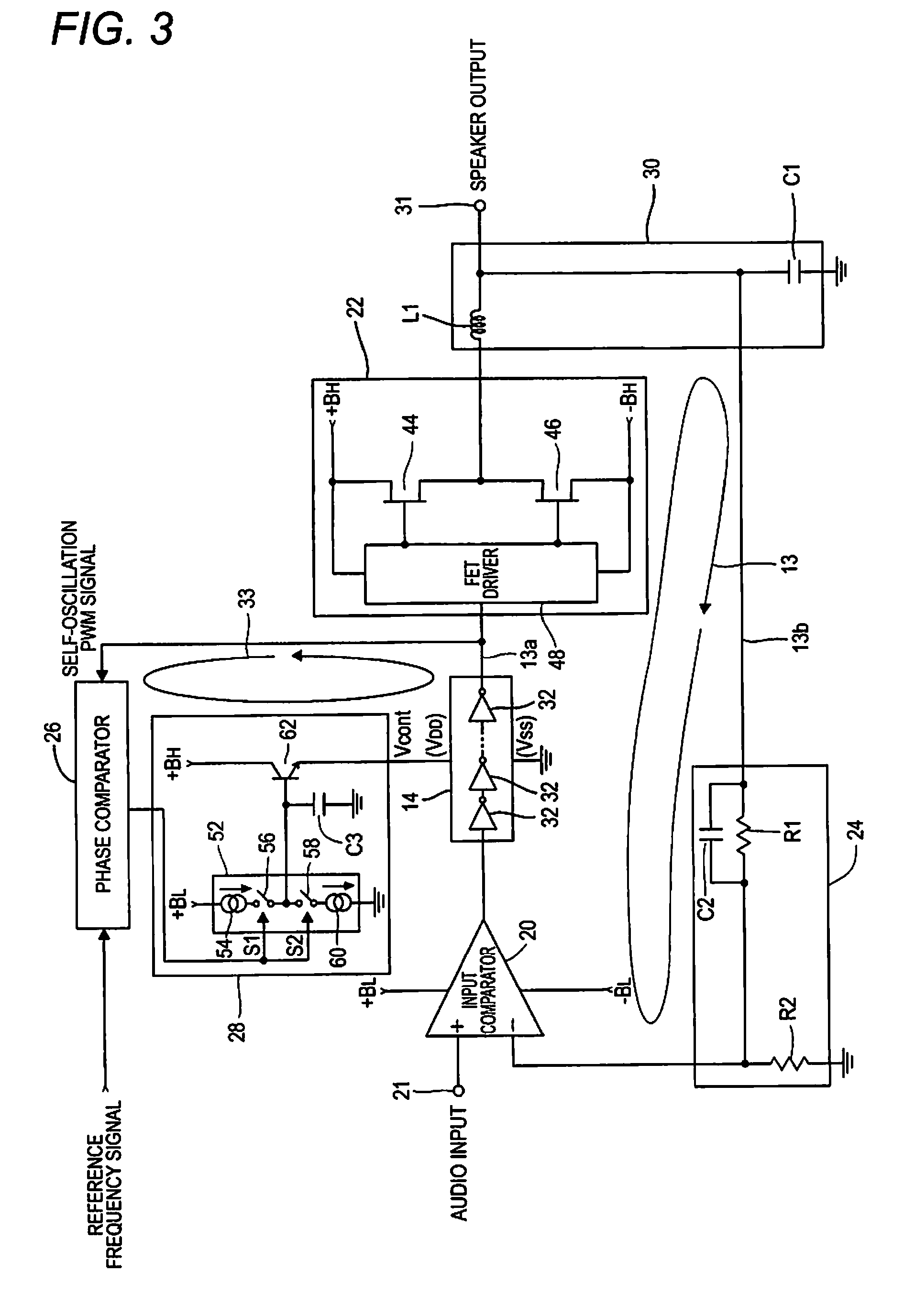 ... imgf0002 patent ep2775611a1 self oscillating class d amplifier and self doga wiper motor wiring diagram at