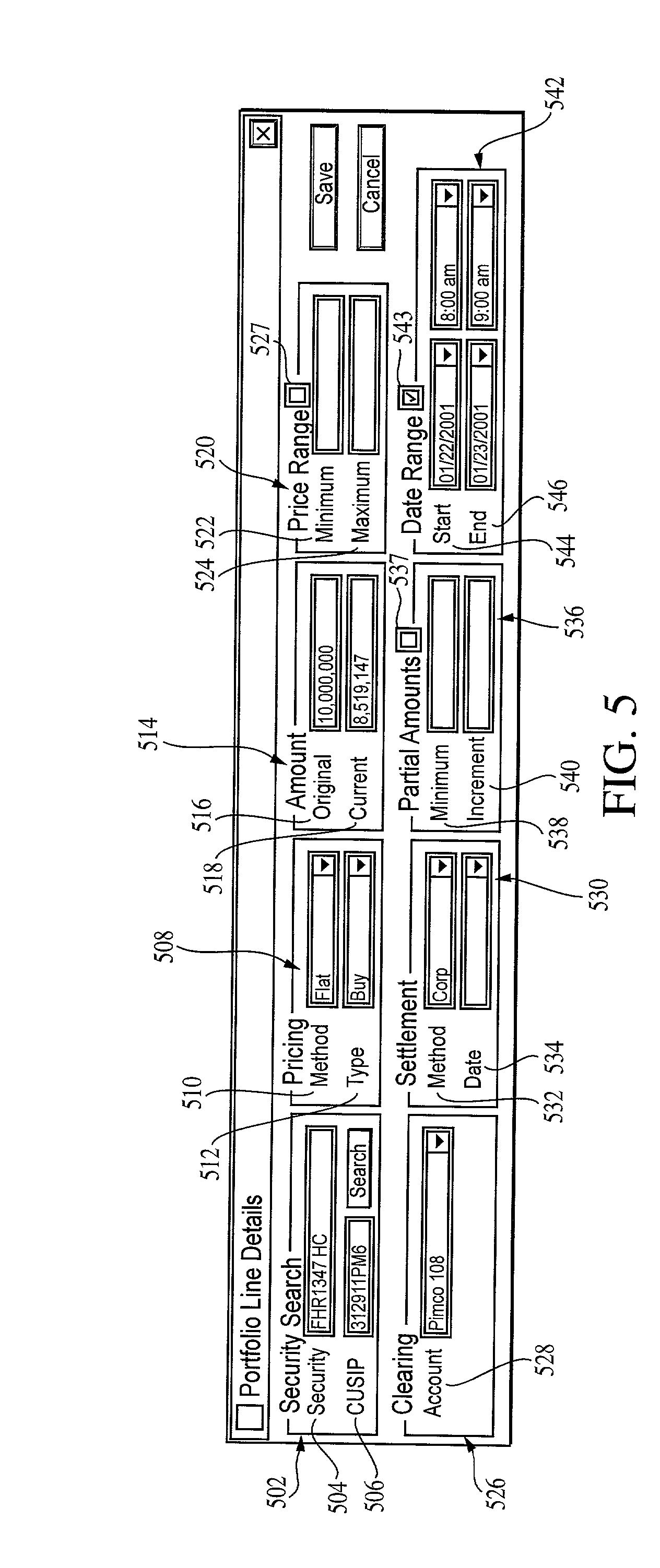 Fixed income securities trading system