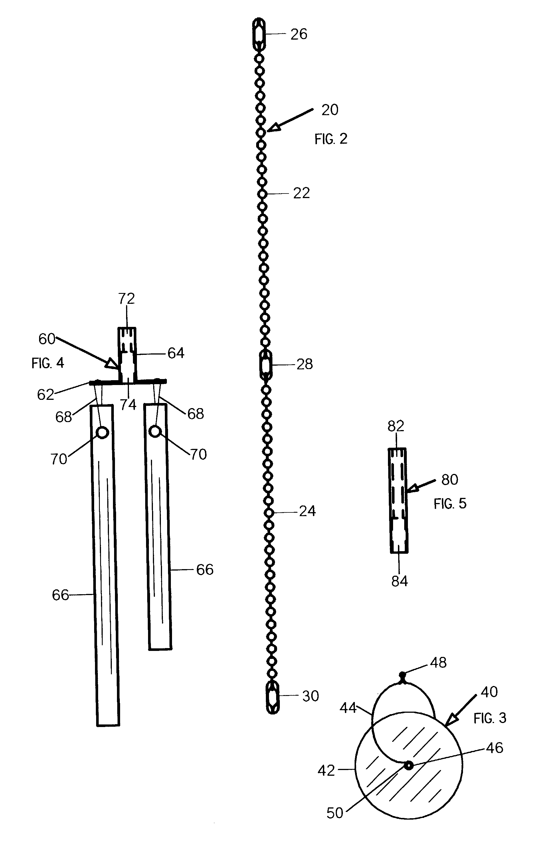 Patent Us20030047059 Indoor Outdoor Musical Wind Chime Google Patent Drawing