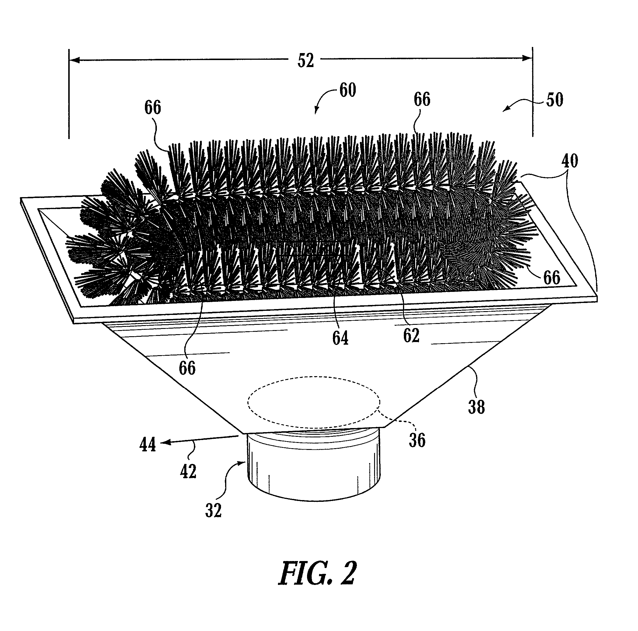 Patent Us20030167592 Vacuum Assisted Ceiling Fan Blade Cleaner Patent Drawing