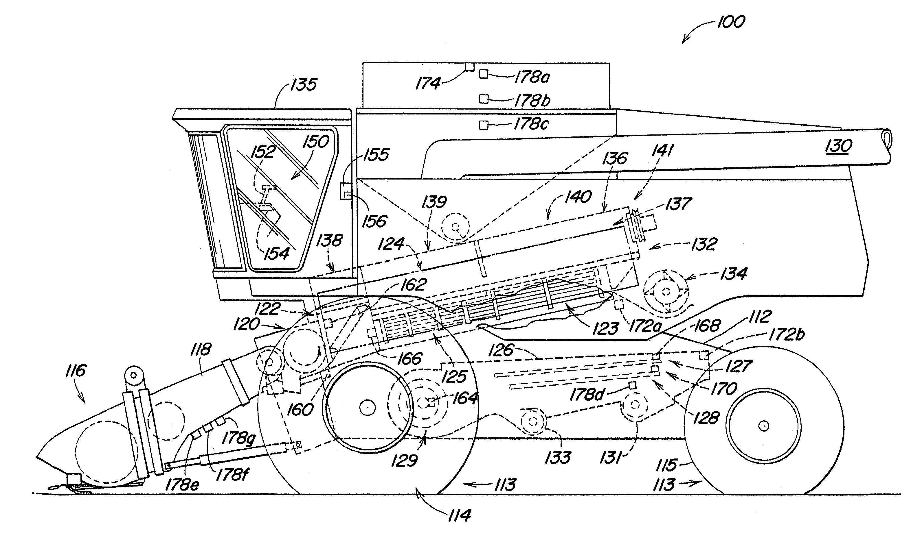 combine harvester parts diagram patent us20030216158 harvester with system combine harvester parts diagram patent us20030216158 harvester with system