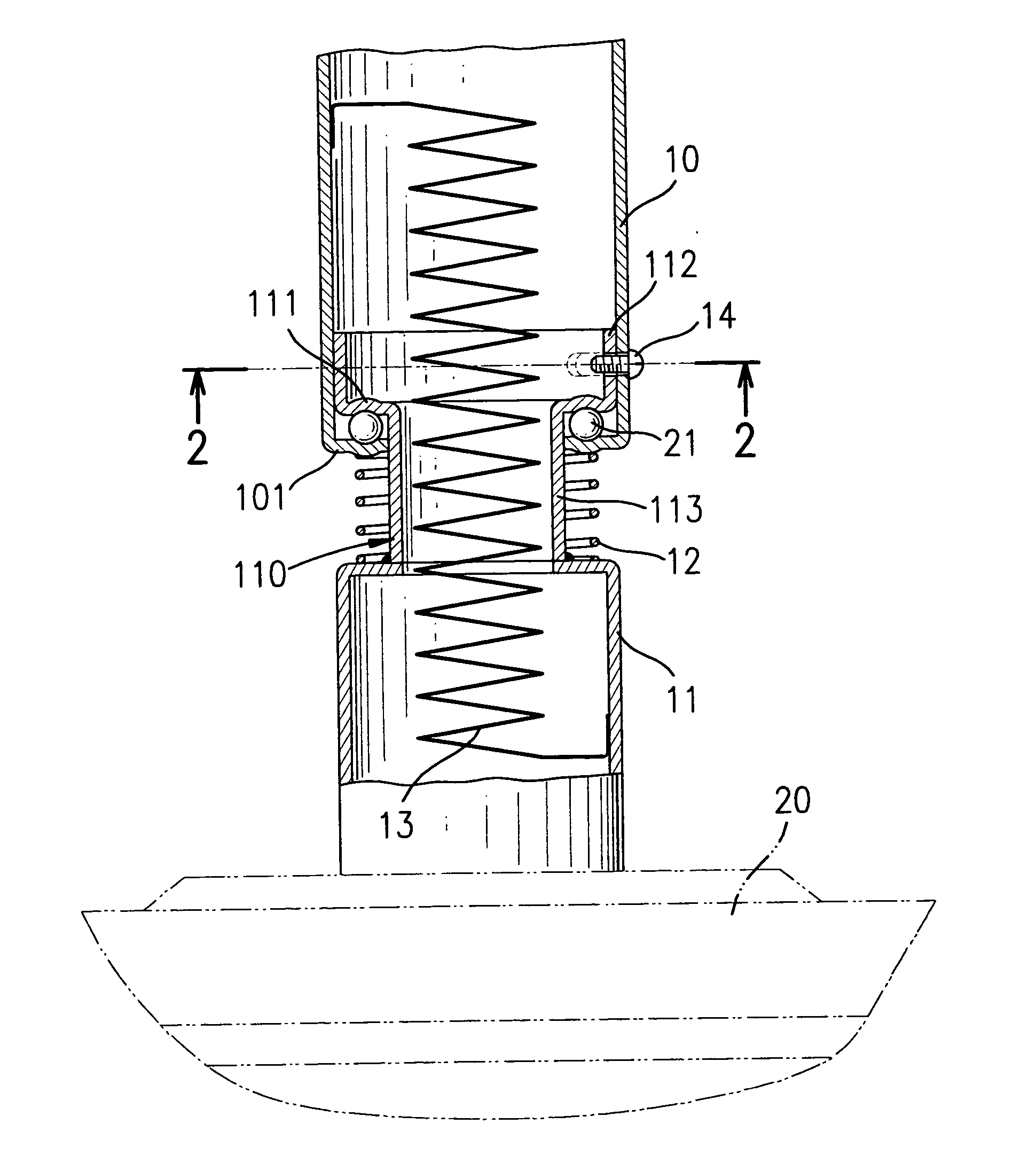 Patent Us20050006833 Vibration Isolator For A Ceiling Fan Patent Drawing