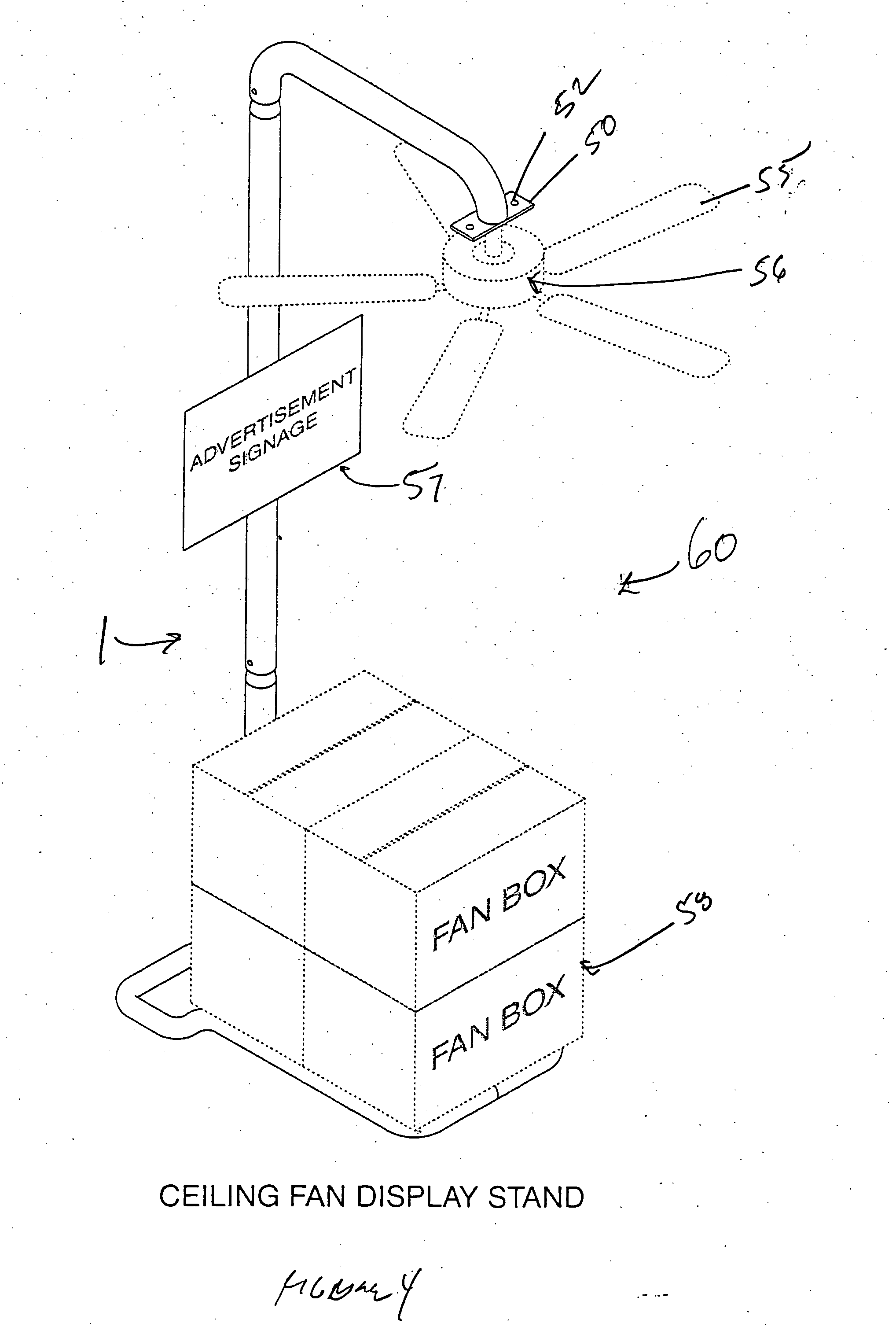 Patent Us20050133675 Ceiling Fan Display Google Patents Patent Drawing