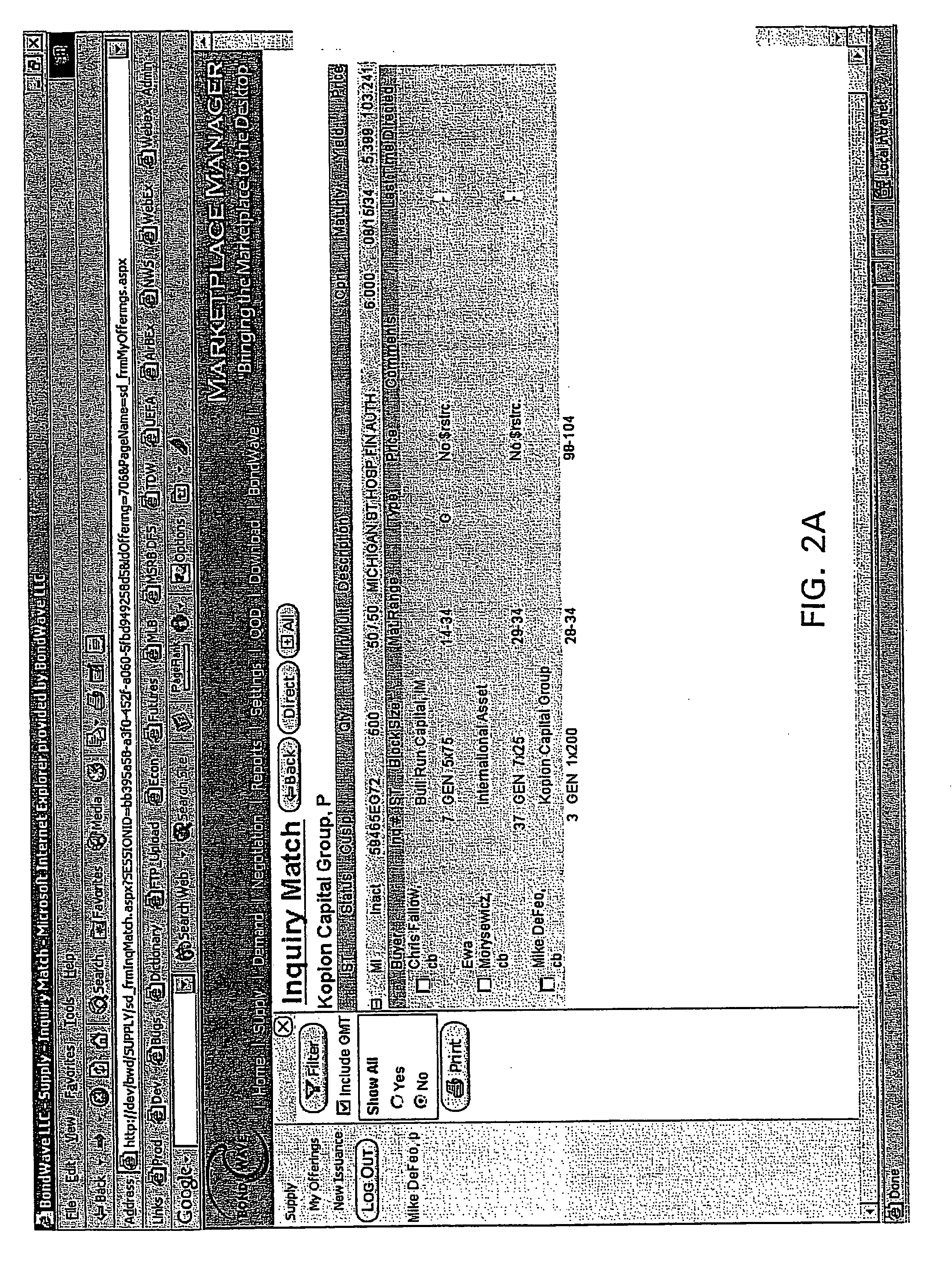 Fixed income and related securities trading system
