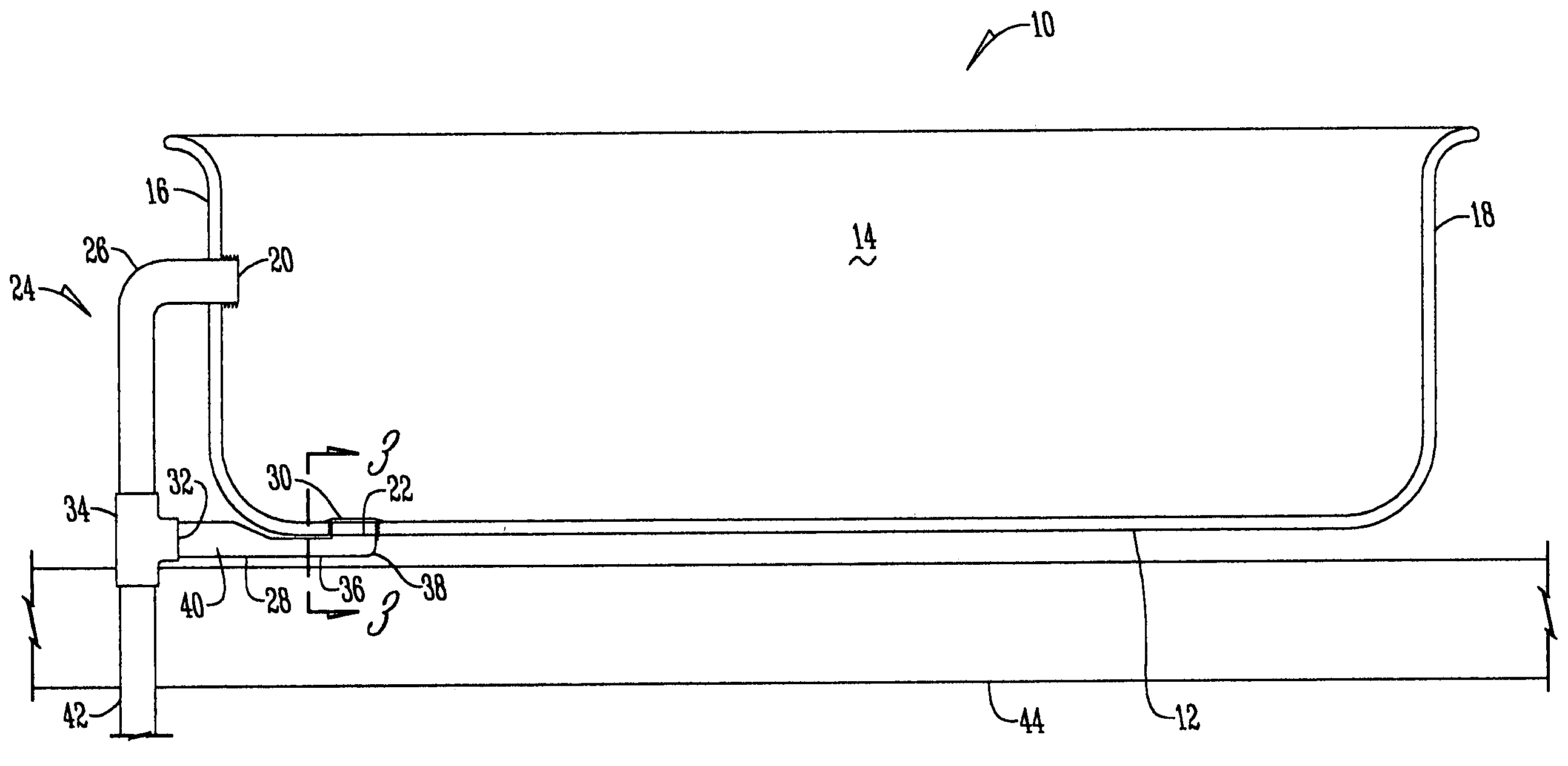 Patent Us20060096019 Low Profile Drain Assembly Google Patents Patent Drawing
