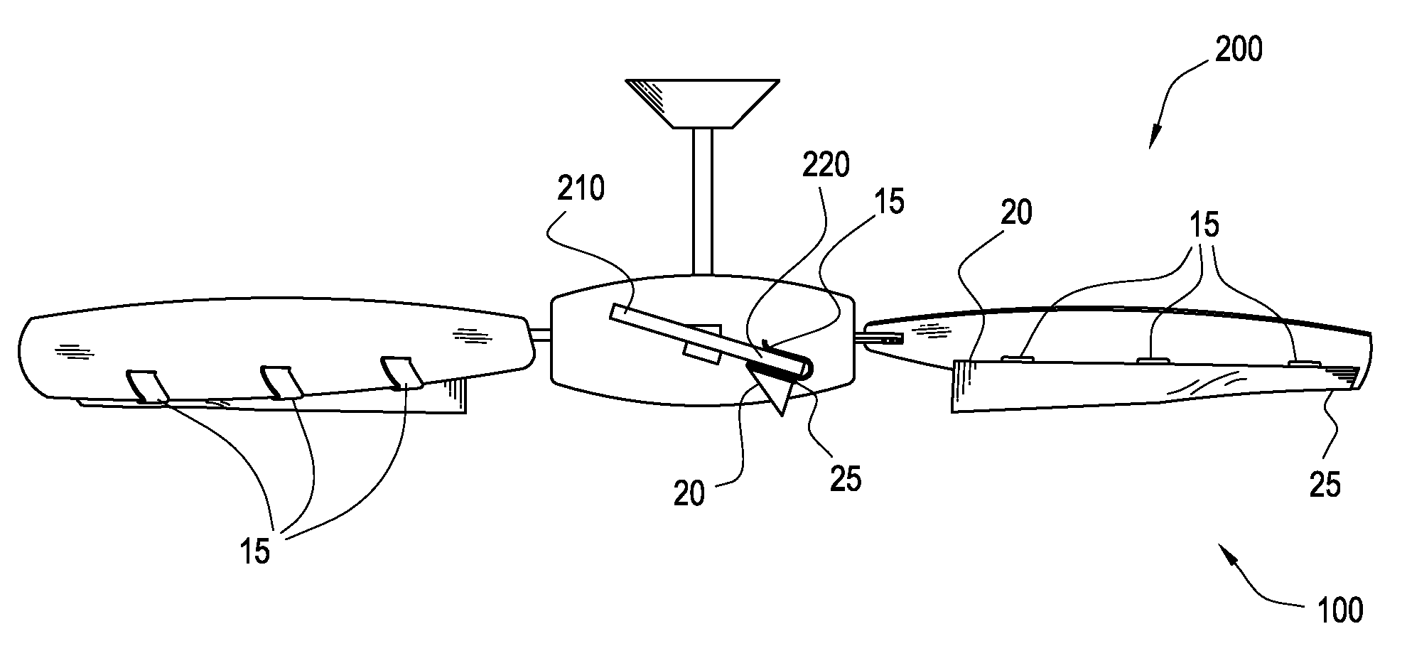 Patent Us20090297360 Breeze Enhancing Fan Blade Attachment Patent Drawing