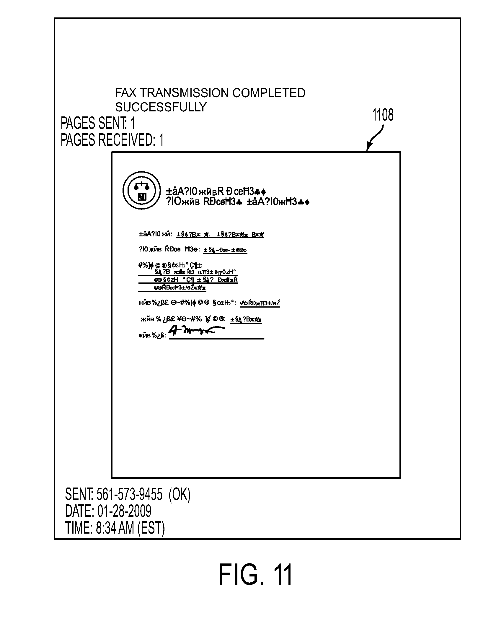 fax page