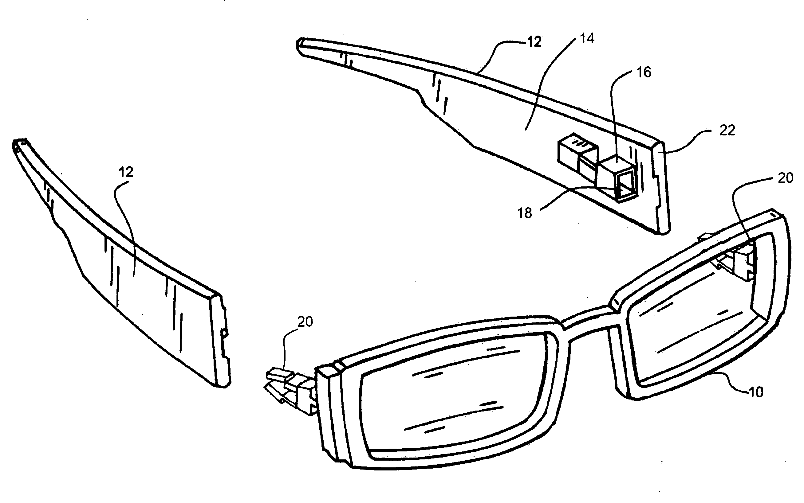 Patent US20120257159 - Side arm release system for ...