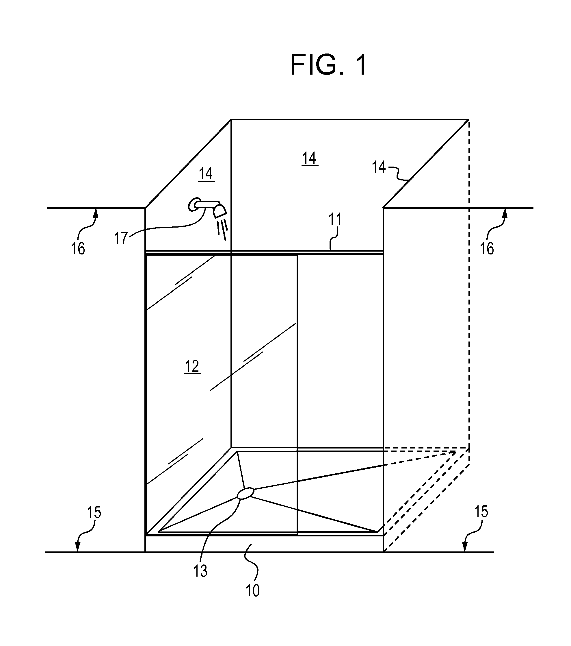 Doorless Shower Dimensions Doorless Shower Dimensions
