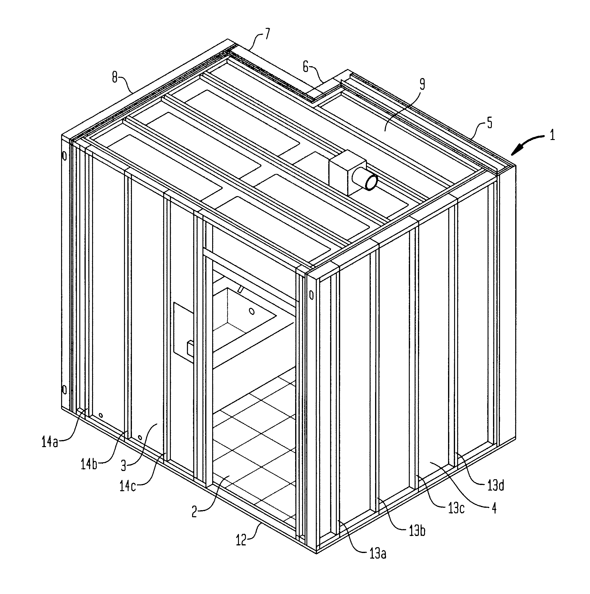 Patent Us20170086849 Bent Metal Panel Prefabricated Bathroom Patent Drawing