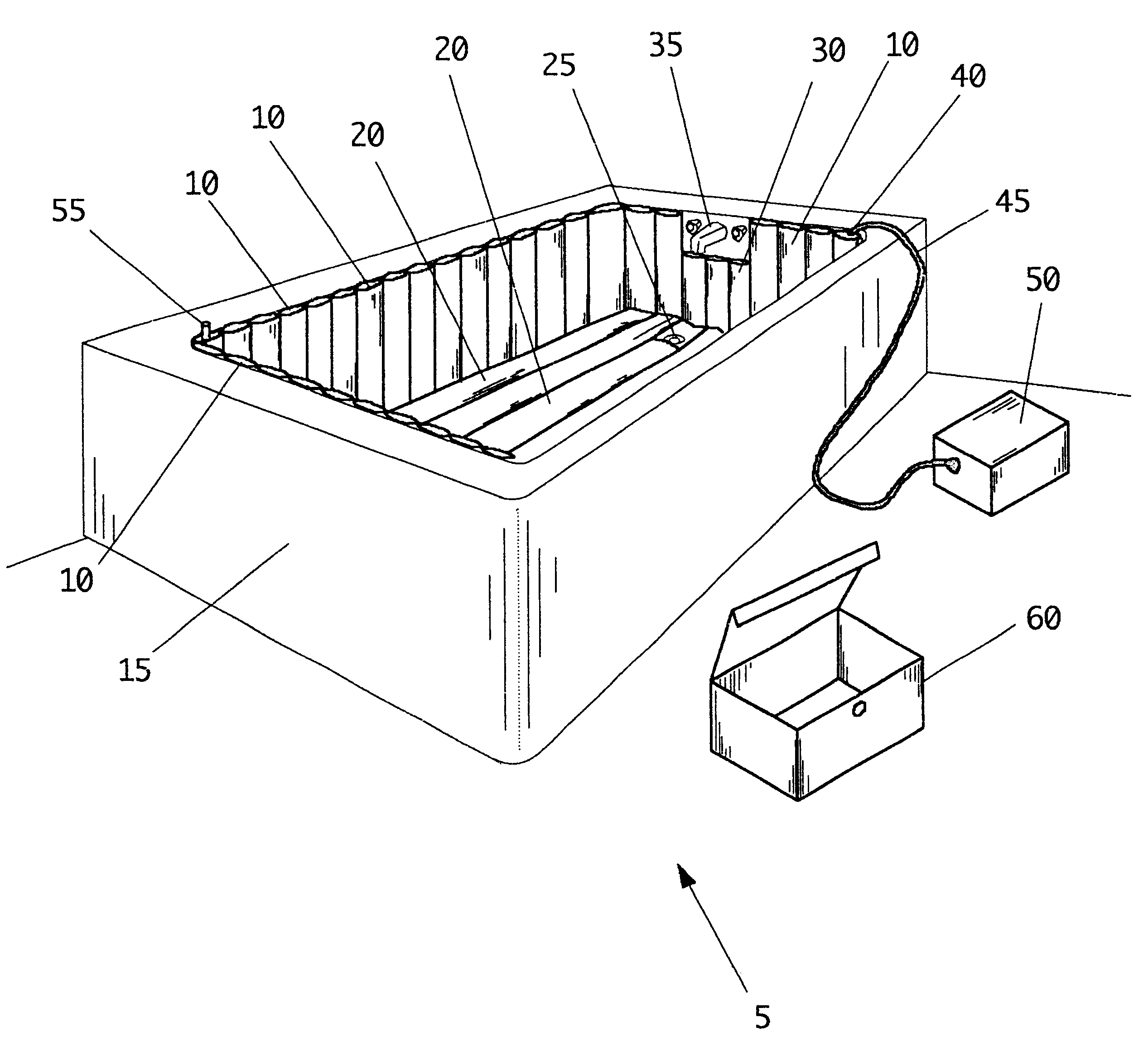 Patent Us6336231 Portable Universal Self Inflating Bathtub Patent Drawing