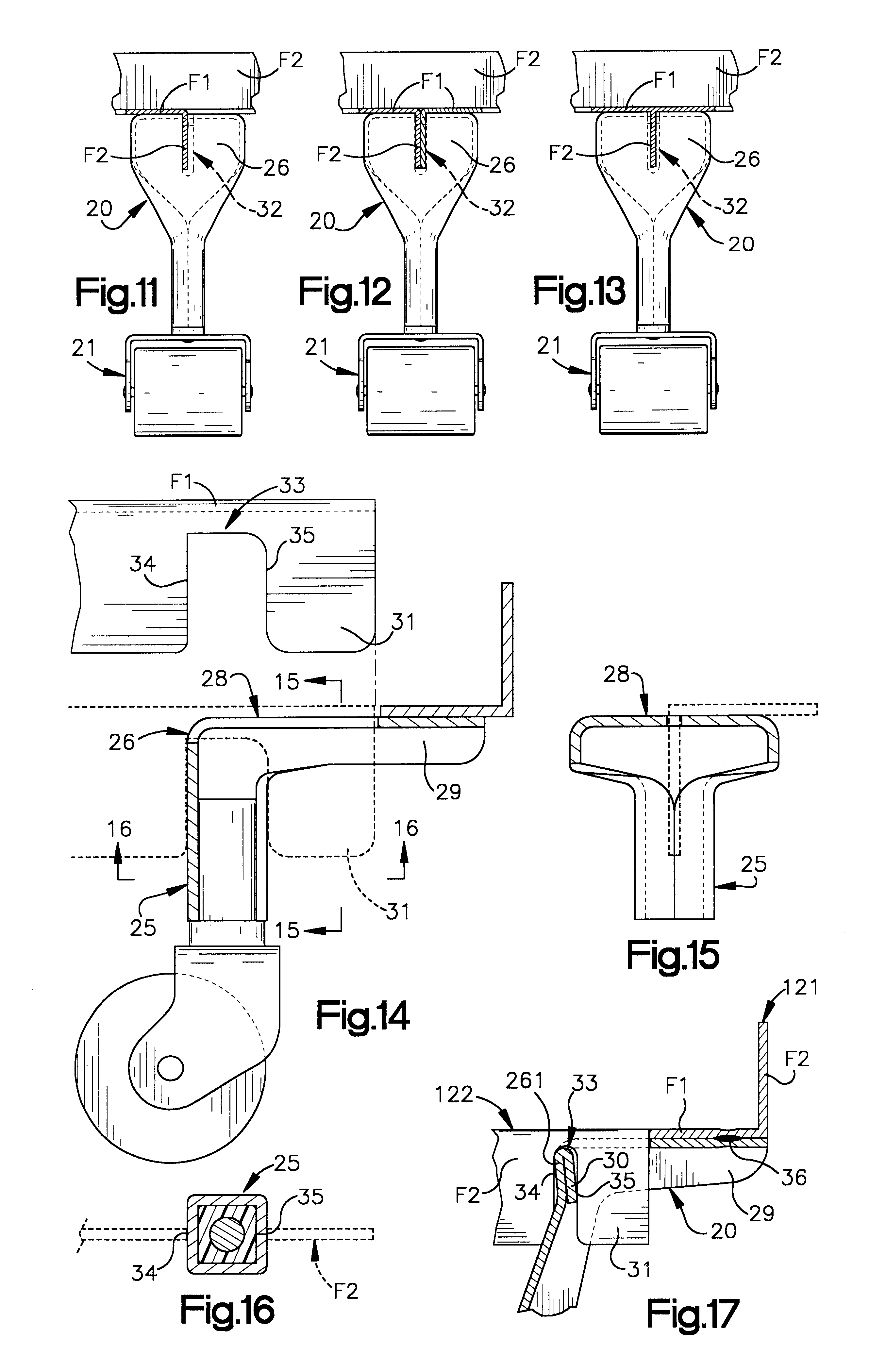 Patent Us6397412 Bed Frame Structures With Uni Universal