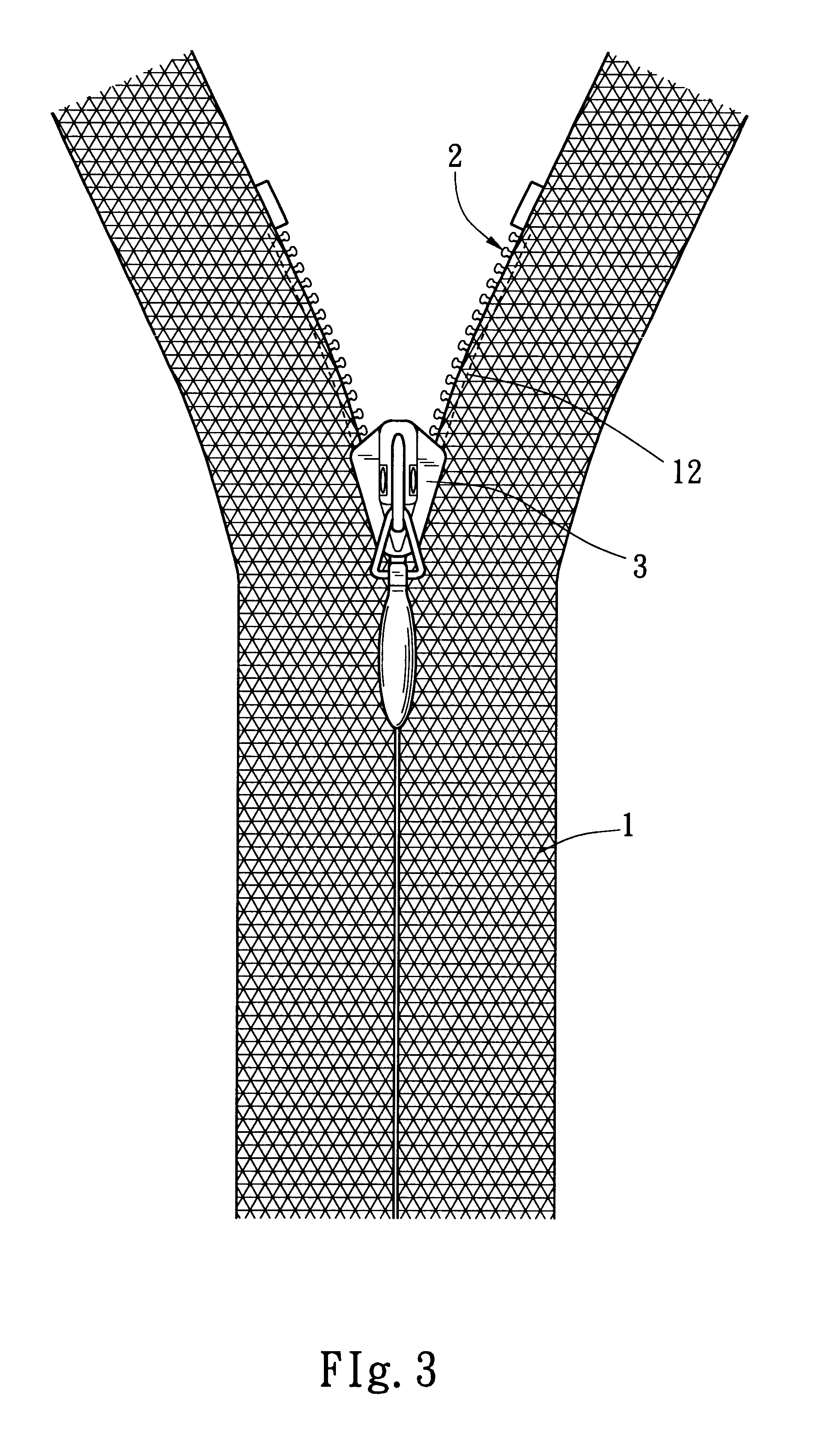 D Line Drawings Zip File : Patent us string core free invisible zipper