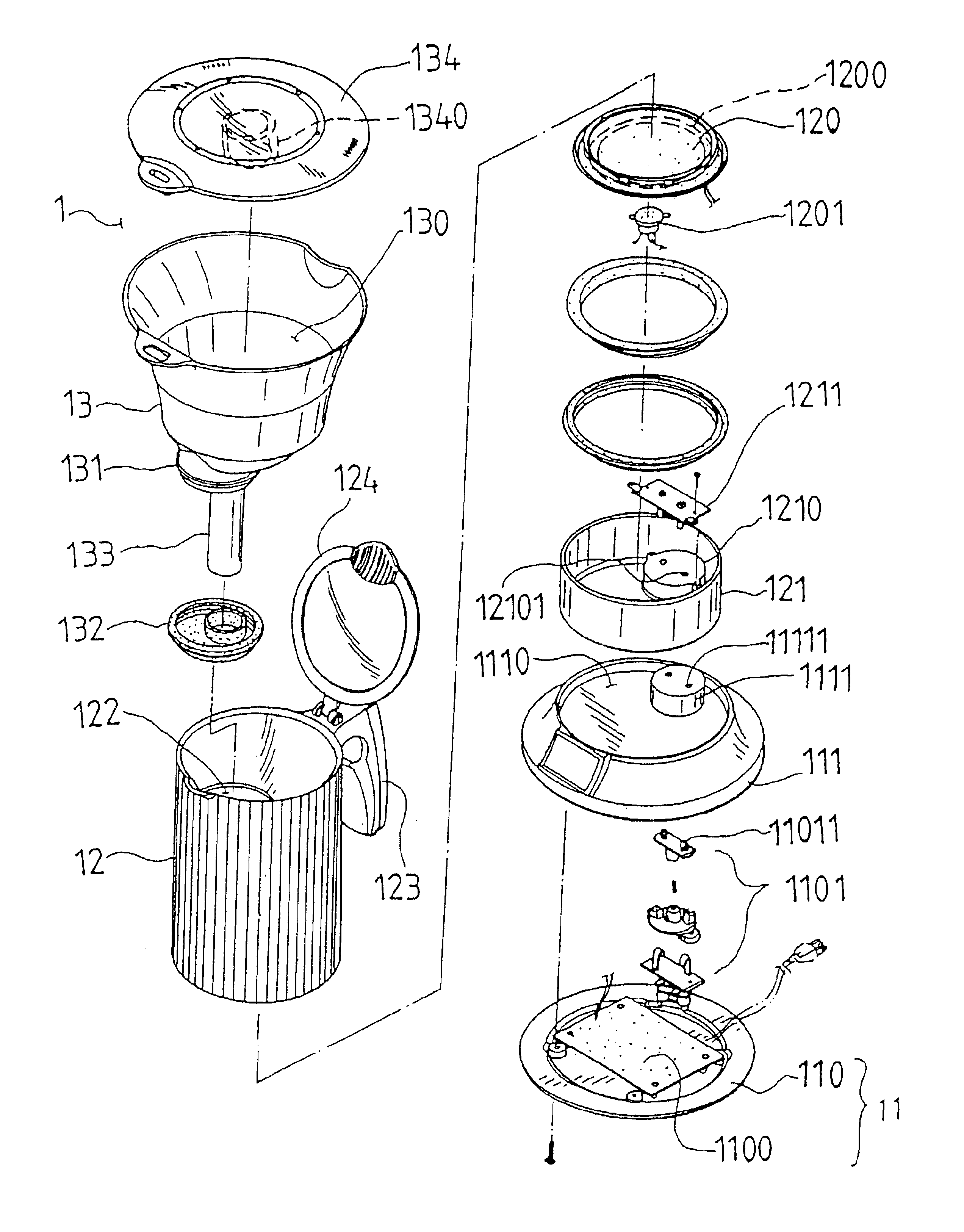Patent US6742442 - Coffee maker structure - Google Patents