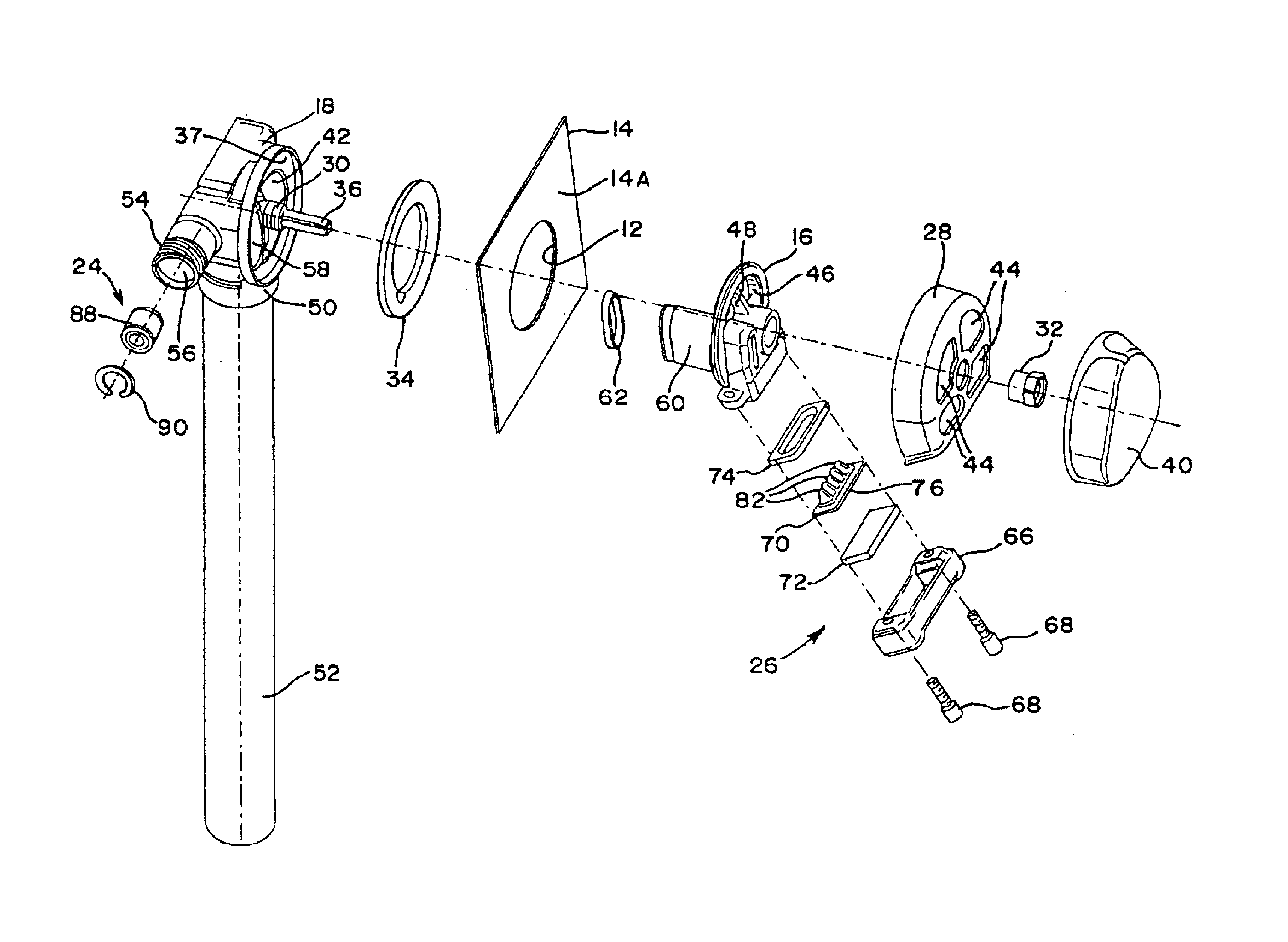Patent Us6823539 Cascading Tub Filler And Overflow Assembly Patent Drawing