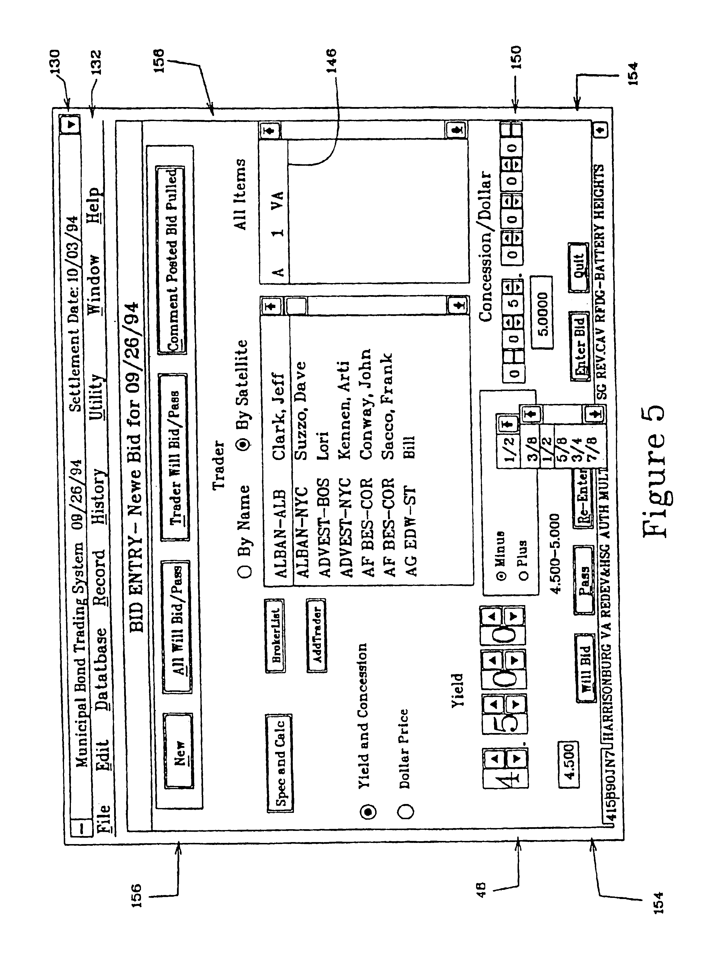 Debt securities trading system (dex)