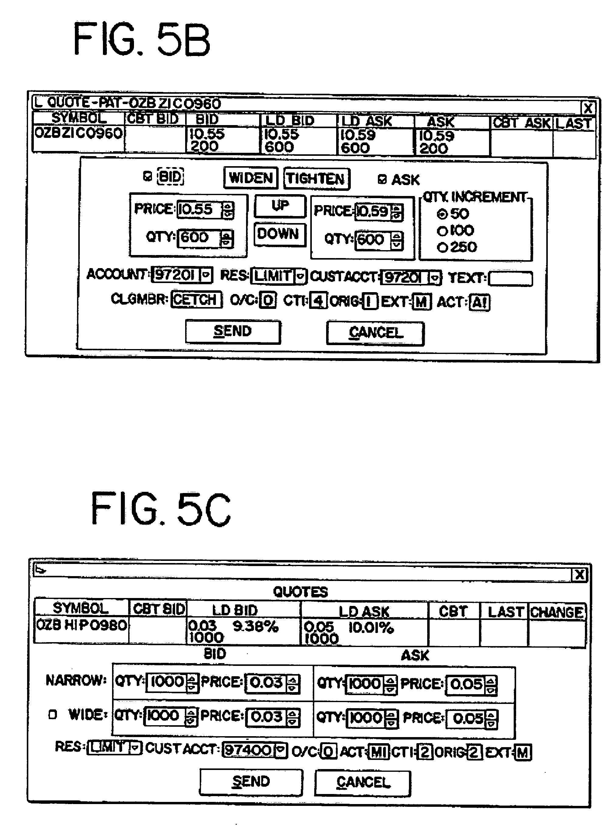Rfq trading system