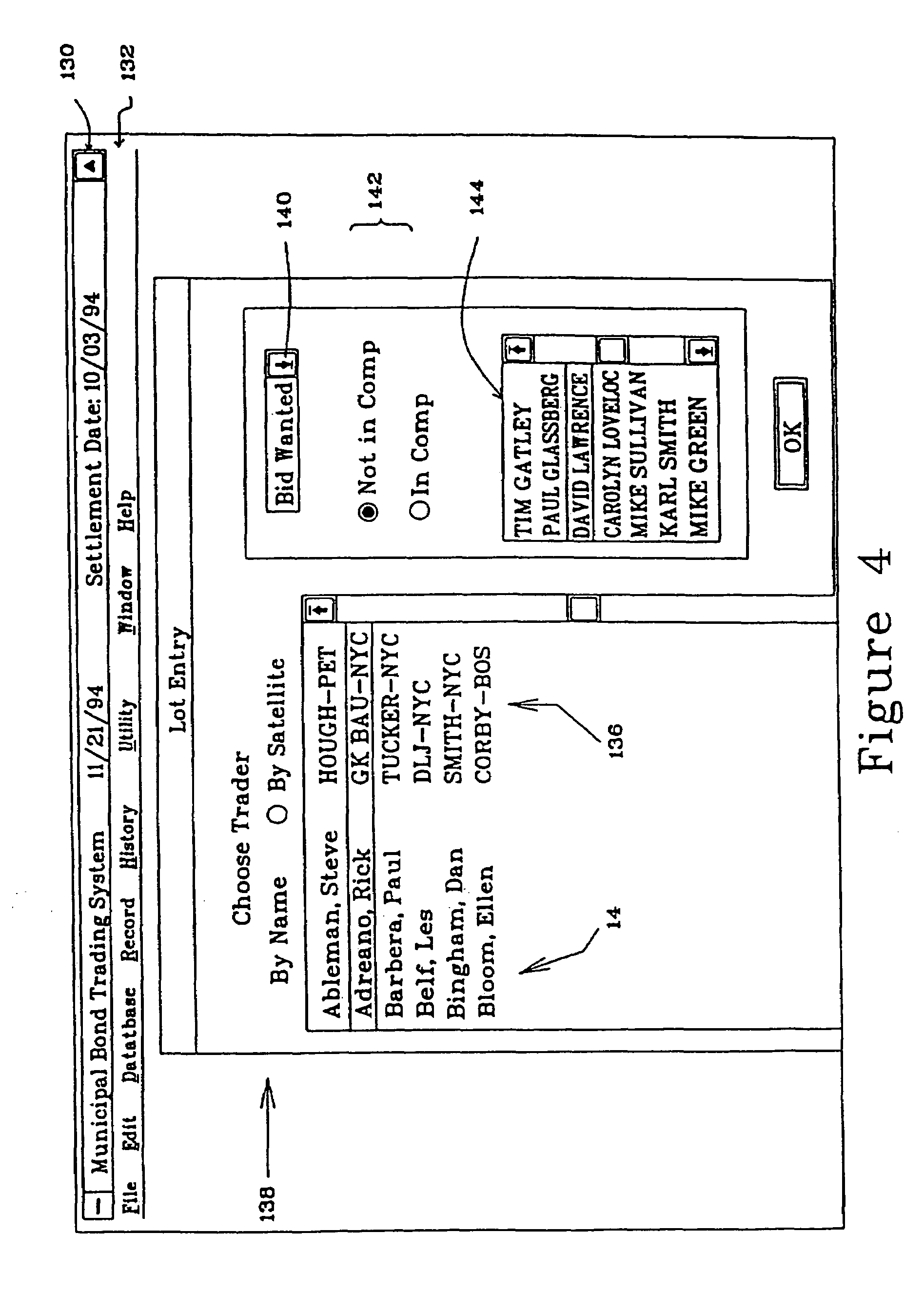 Bond trading system