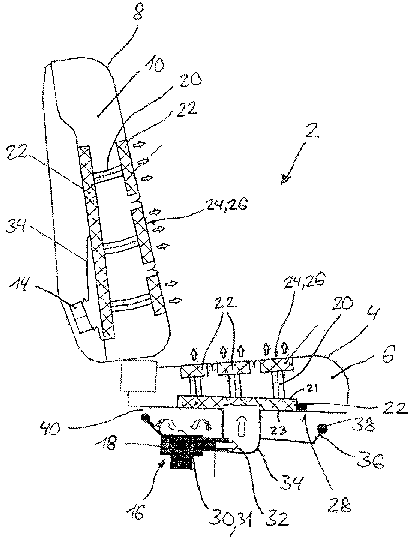 Patent Us7475938 Air Conditioned Seat And Conditioning Patent Drawing
