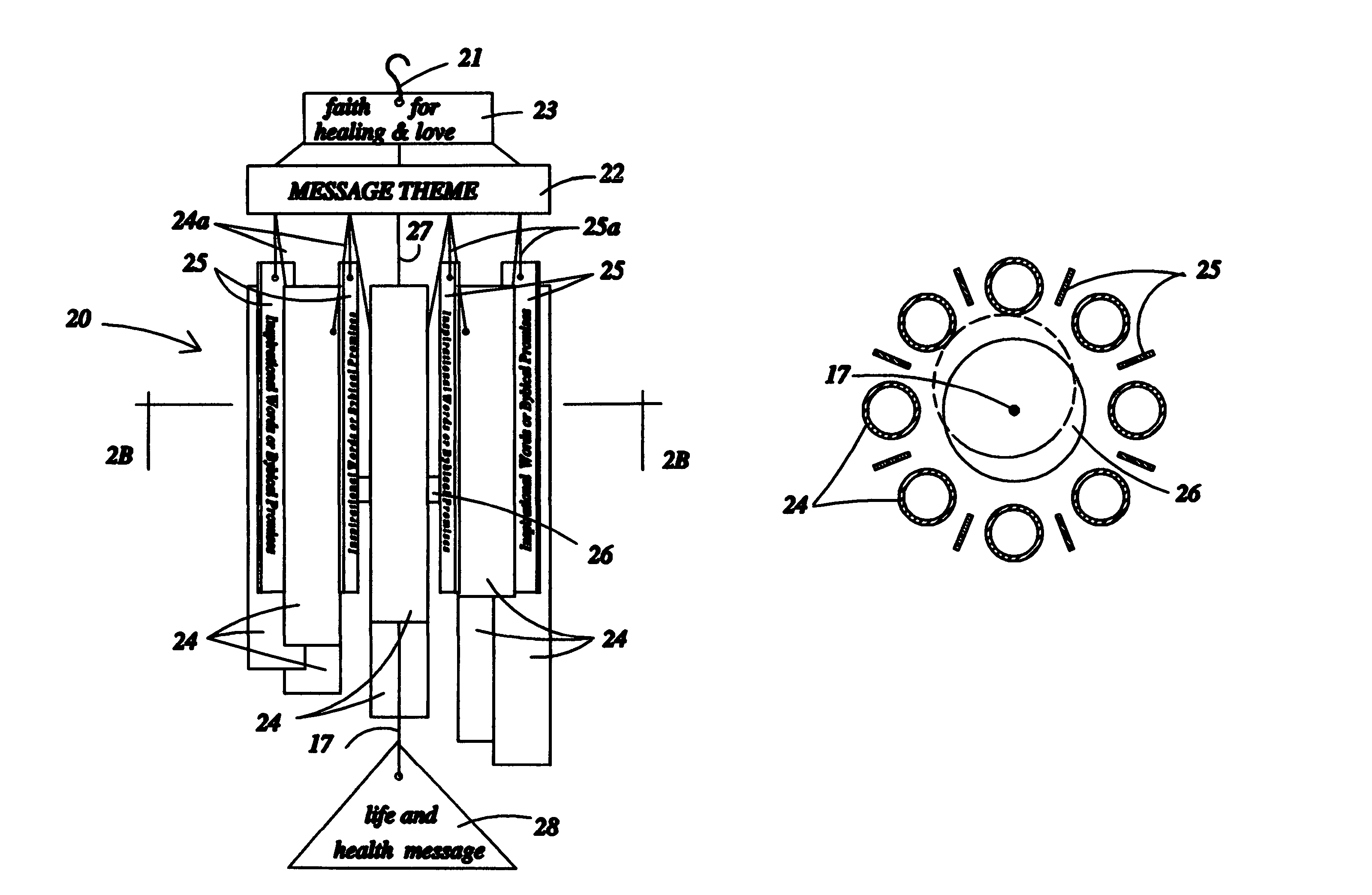 Patent Us7485788 Combination Chimes And Faith Building Message Patent Drawing