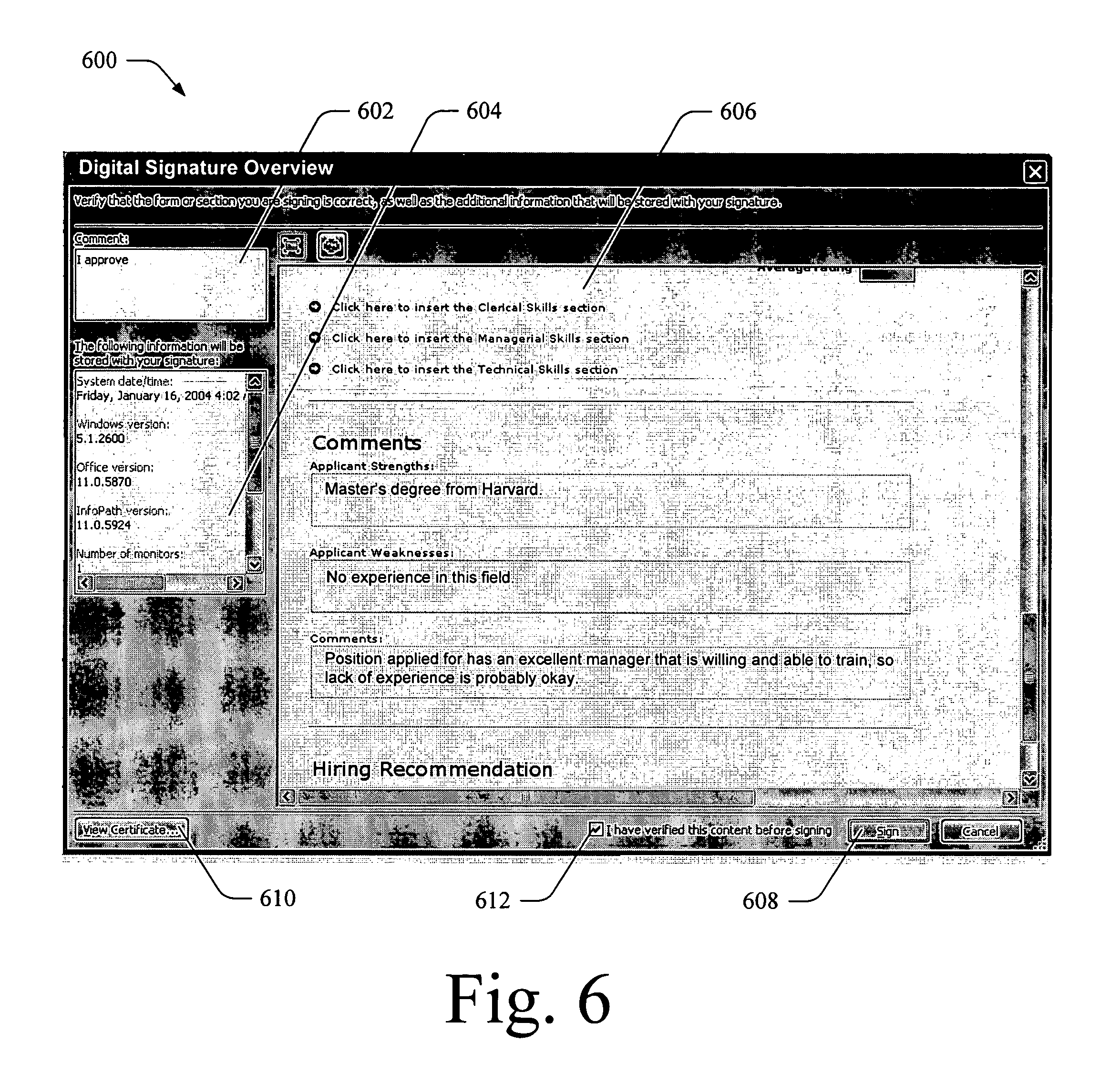 embedding digital signature in pdf
