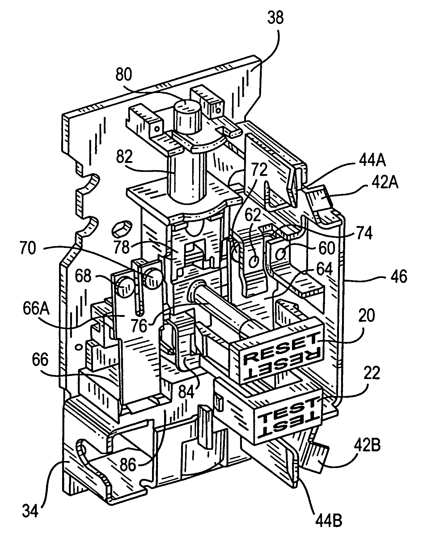 patent us7737809 circuit interrupting device and system US07737809 20100615 D00000 patent us7737809 circuit interrupting device and system,Wiring A Gfci Circuit