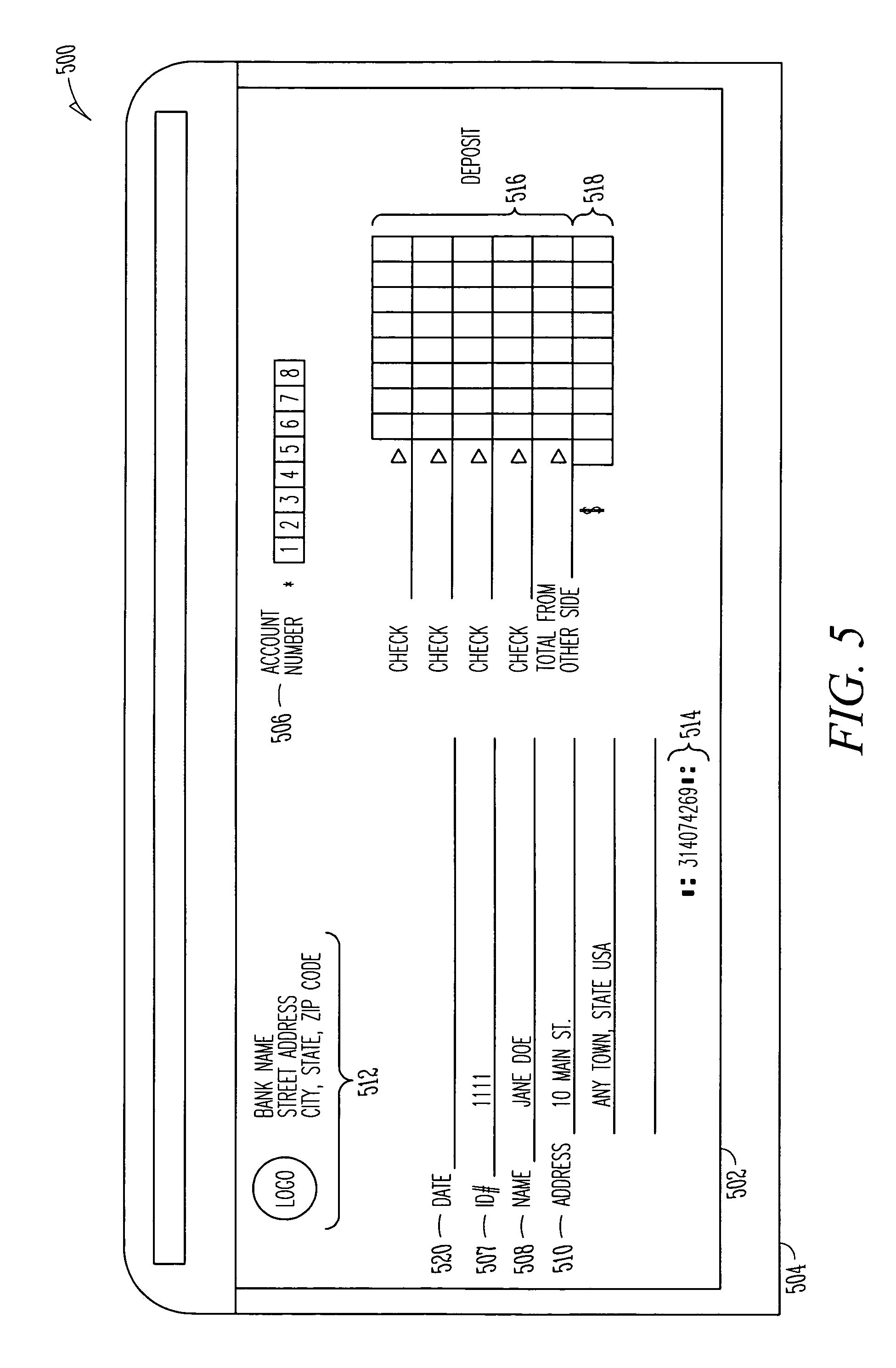 printable deposit slips