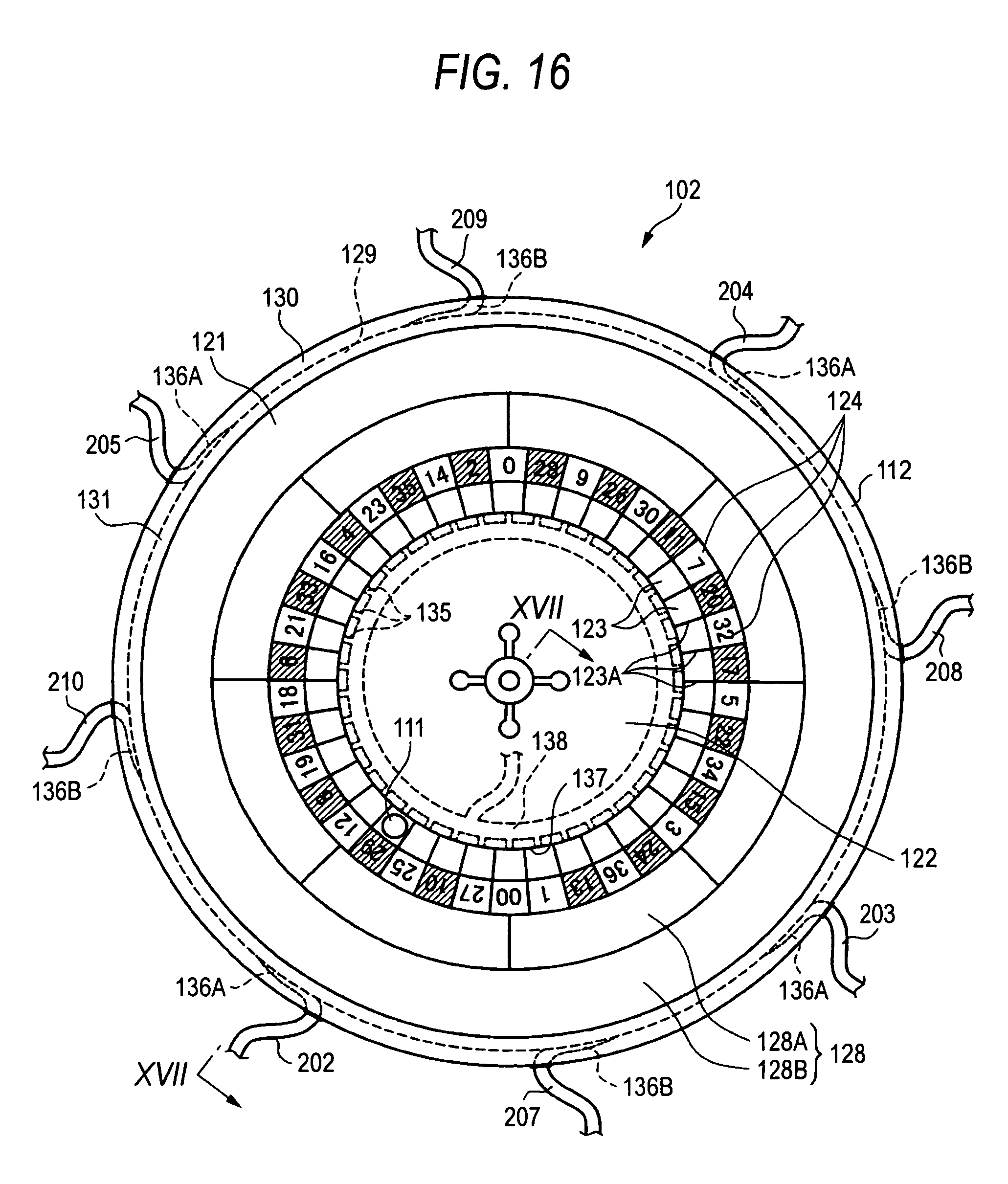 Global draw roulette machines