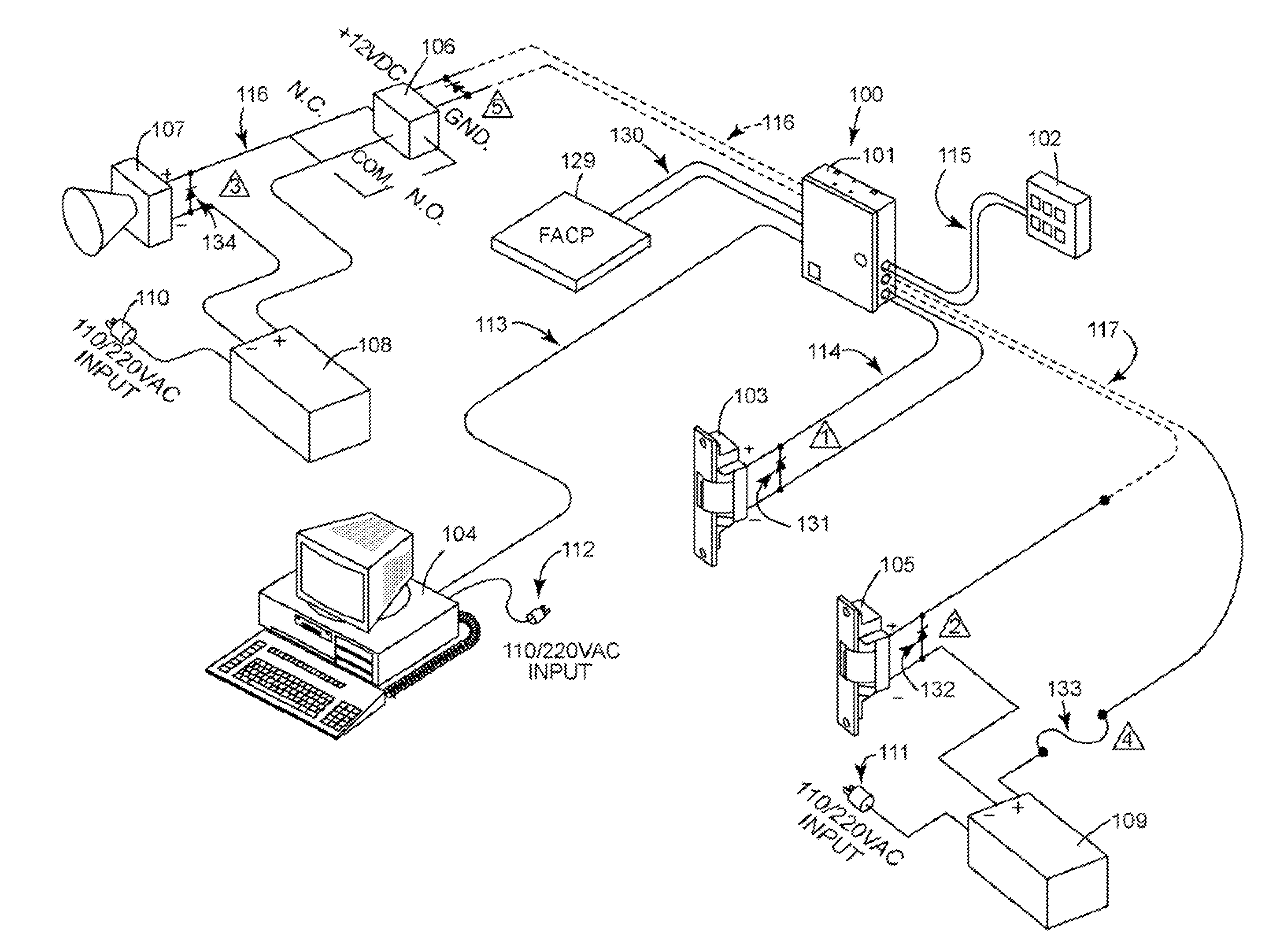 patent us8207814 kit and system for providing security access to US08207814 20120626 D00000 patent us8207814 kit and system for providing security access to,Fire Alarm Circuit Wiring