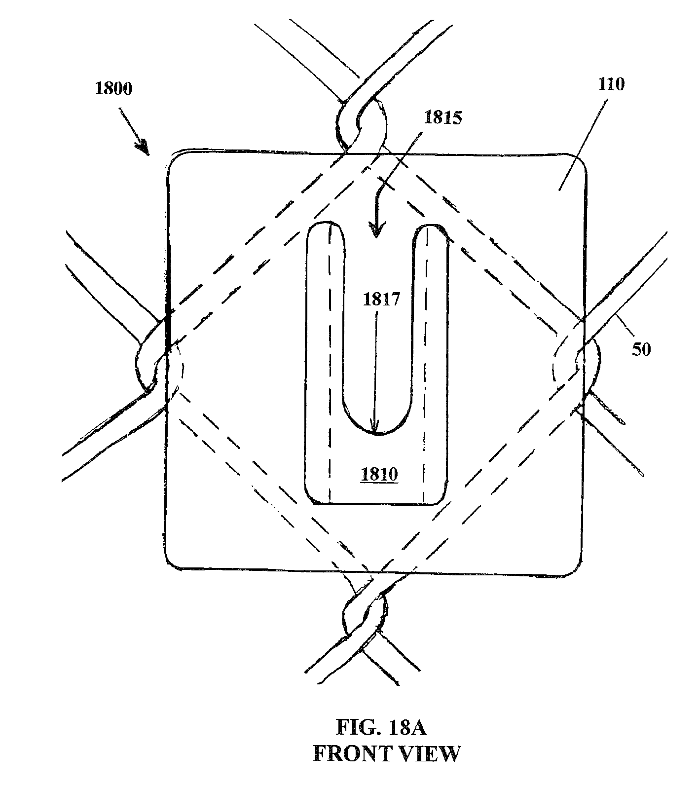 Chain Link Fence Drawing patent us8322667 - holder for attachment to chain link fence Chain Link Fence Drawing patent us8322667 - holder for attachment to chain link fence
