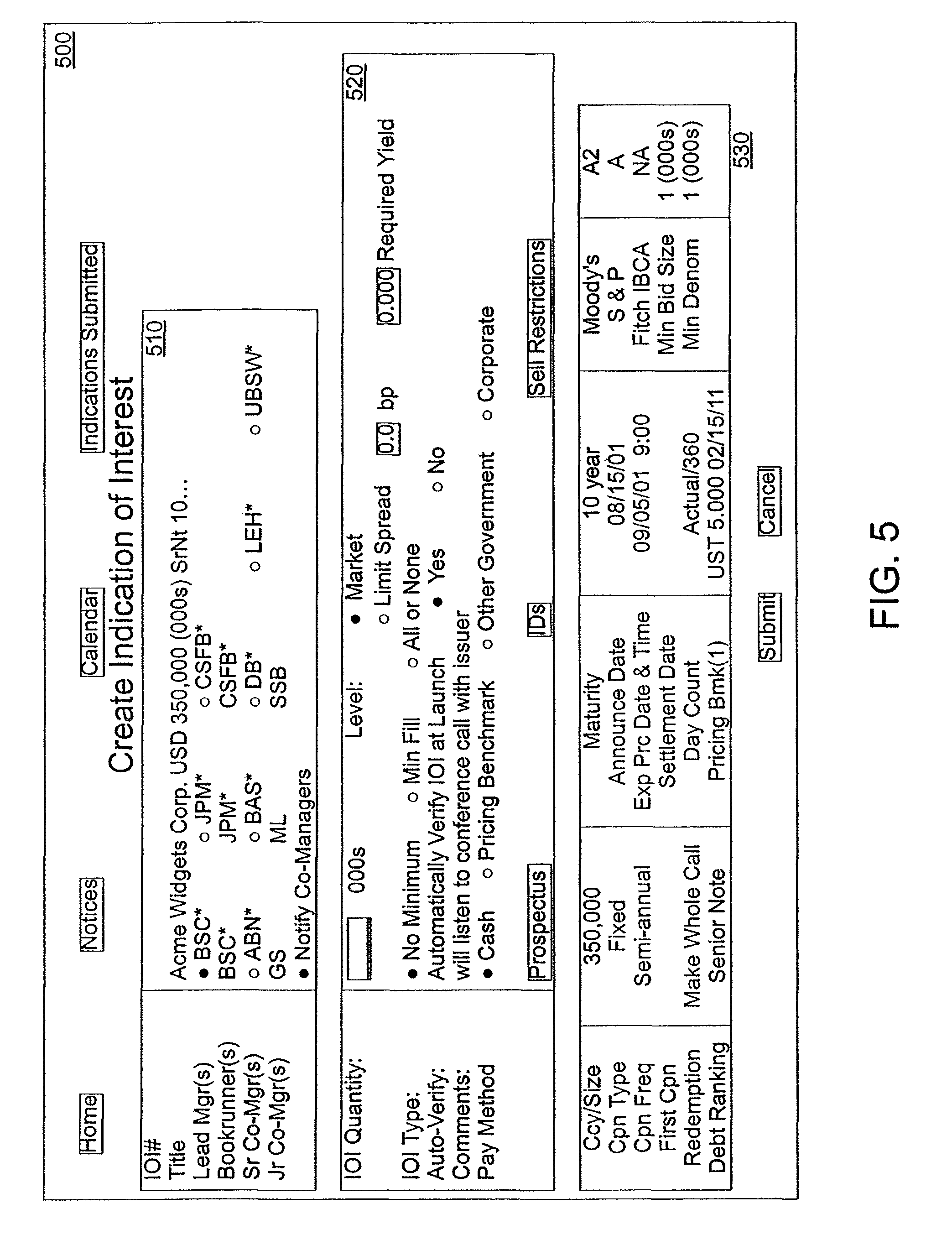 Trading system in secondary market