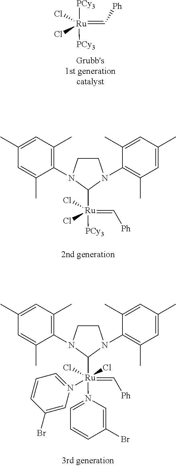 fluorescence labeled olefin metathesis polymerization initiators fluorescence labeled olefin metathesis polymerization initiators