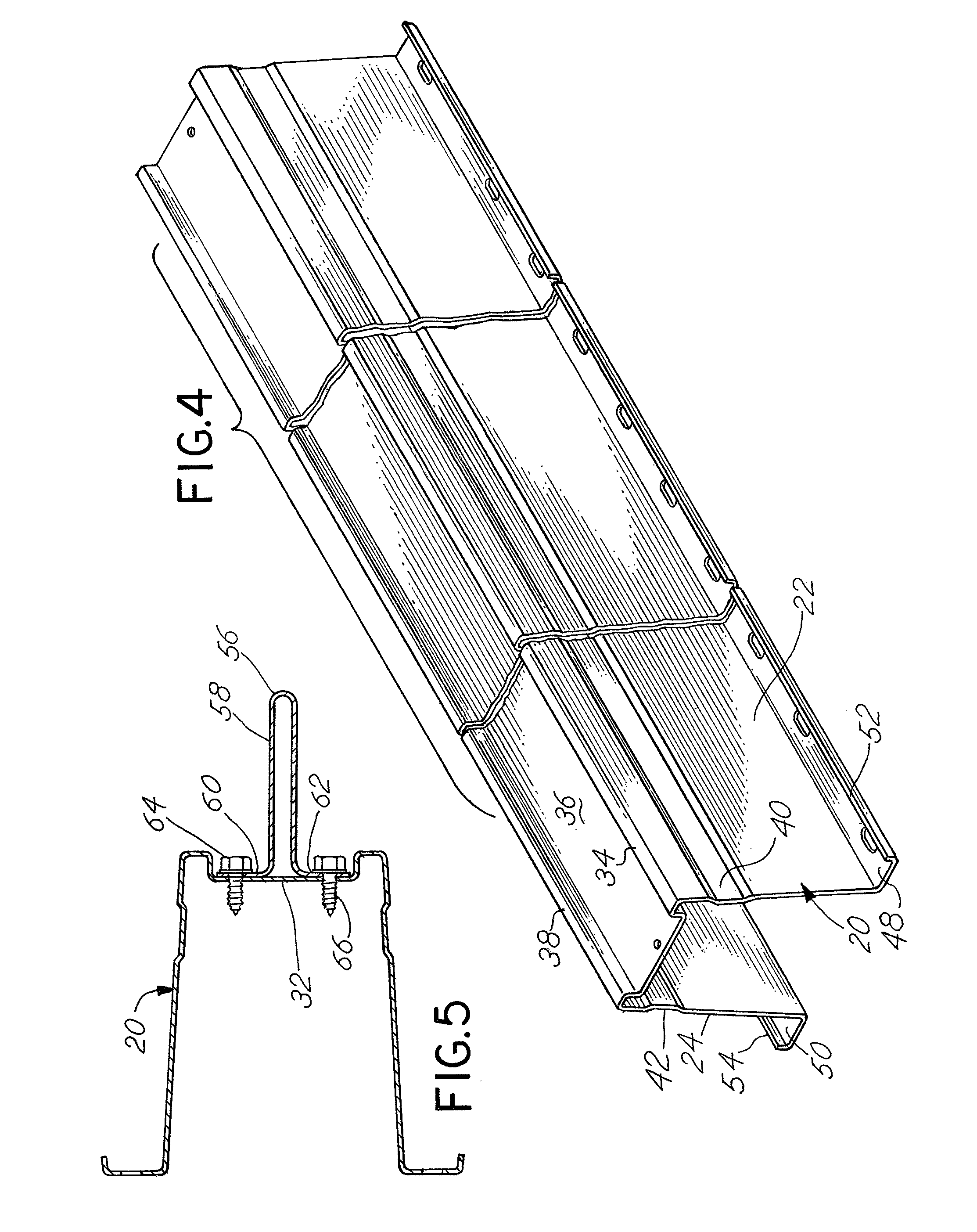 Patent US8627872 - Garage door with reinforcing truncated Patent US8627872 - Garage door with reinforcing truncated