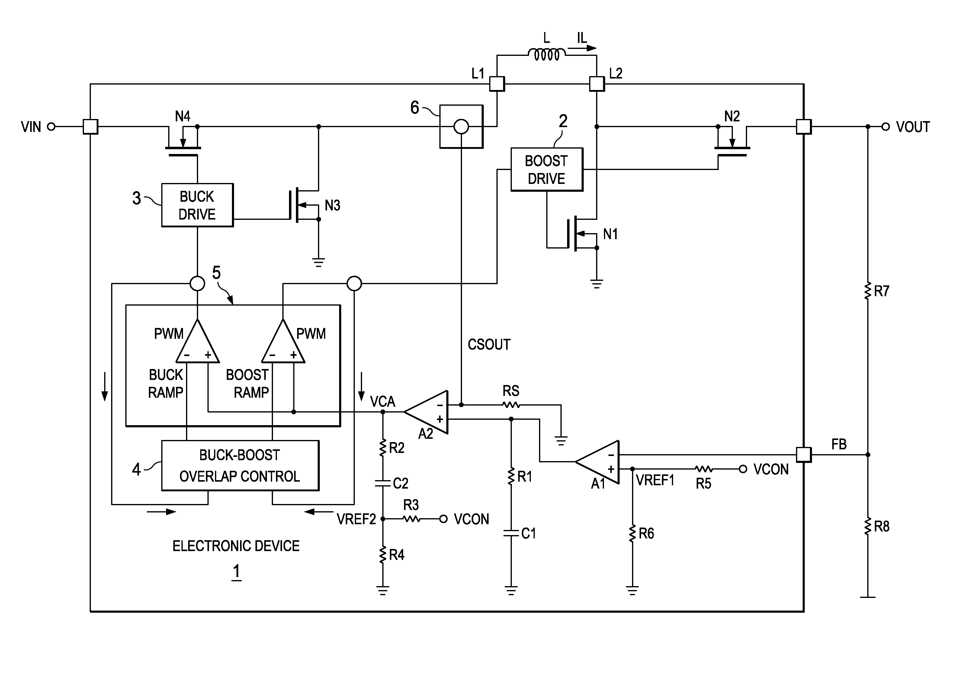 patent us8841895 electronic device for average current mode dc dcPatent Buckboost Converter With Sample And Hold Circuit In Current #2