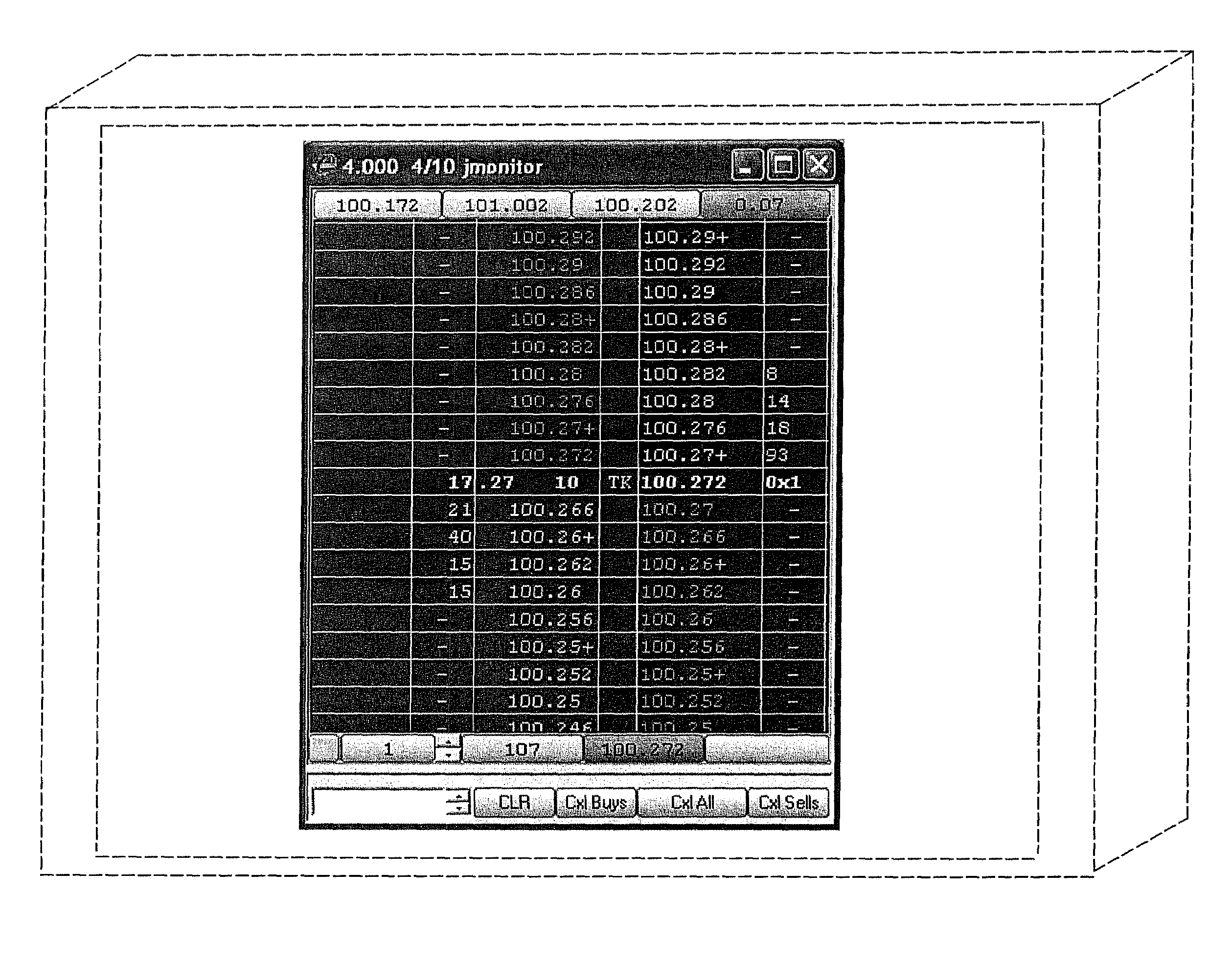 Trading system user interface