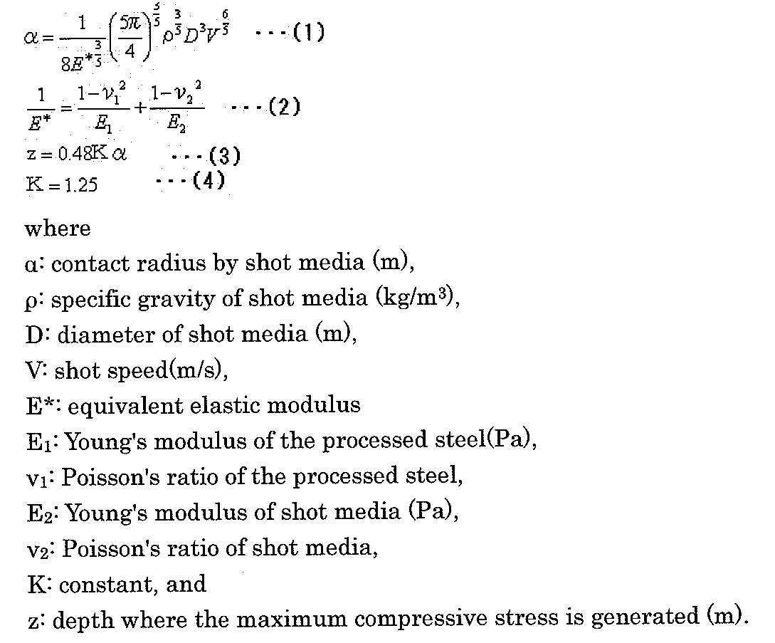 Compressive Stress Equation Talkchannels Patent Ep2601321a1 A Method For Shot Ning Gas Carburised