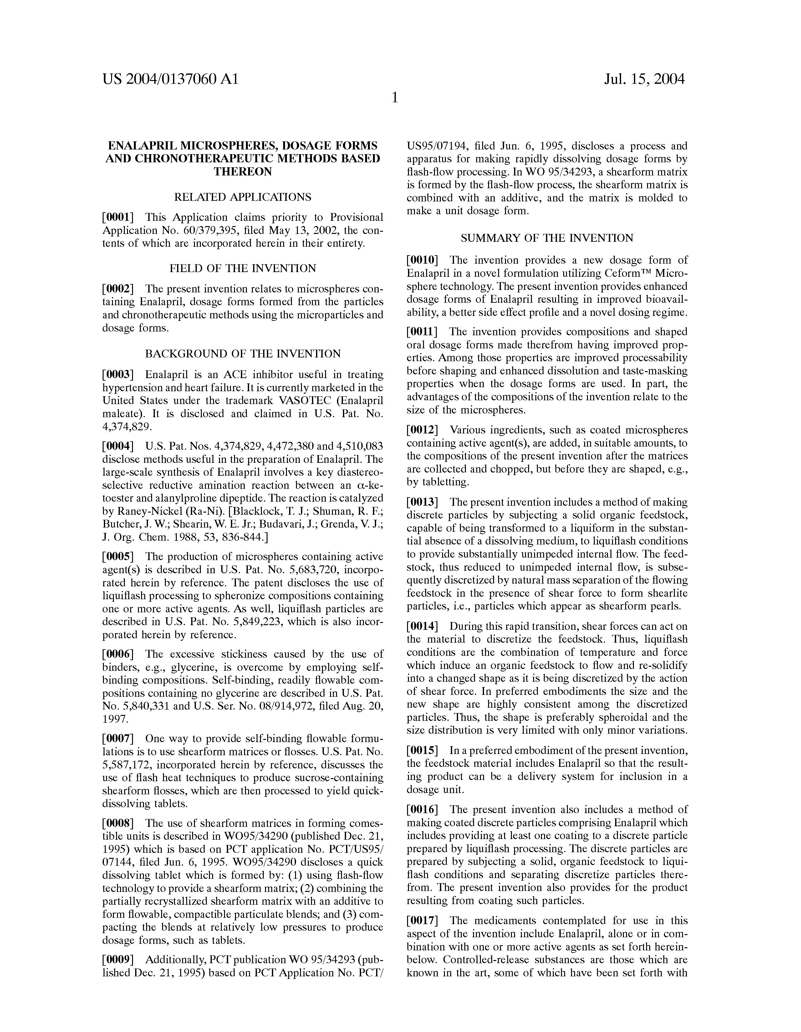 Vasotec Dosage Forms
