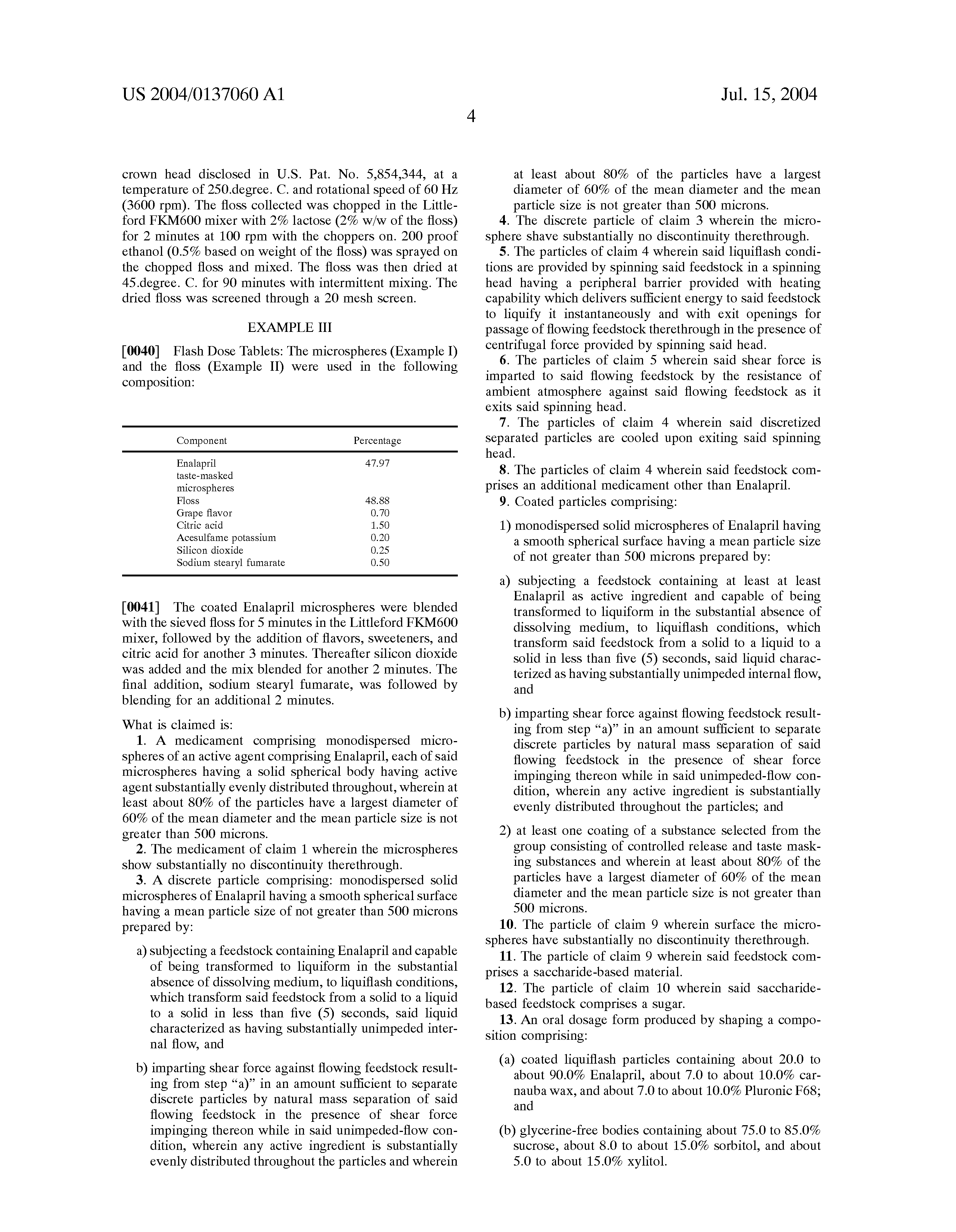 Vasotec Dosage Forms
