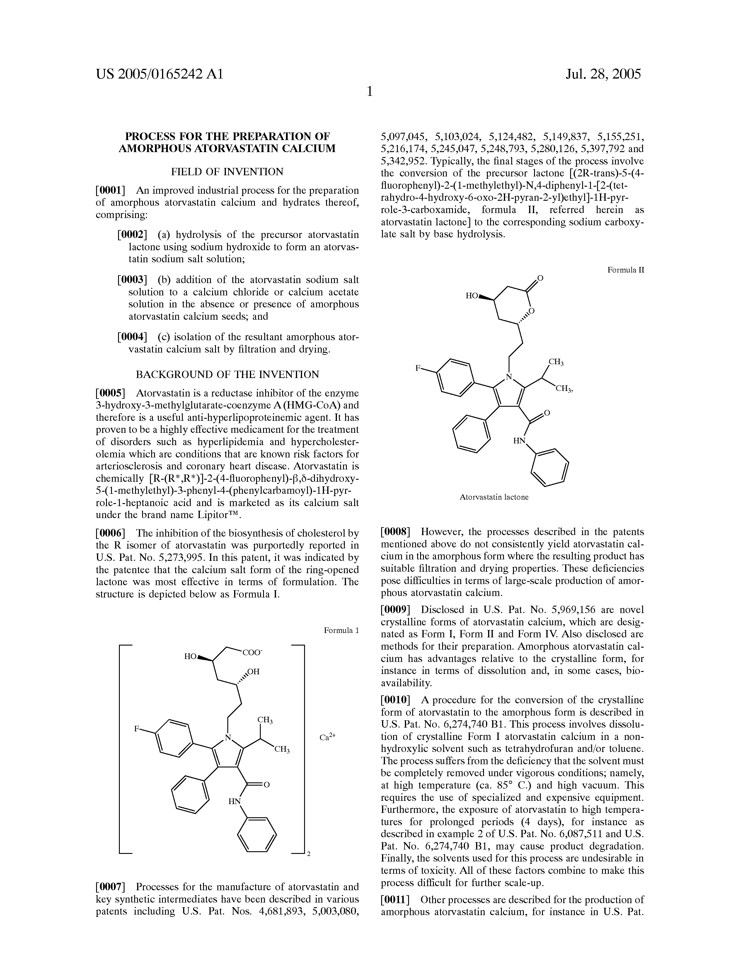 Atorvastatin Calcium Classification