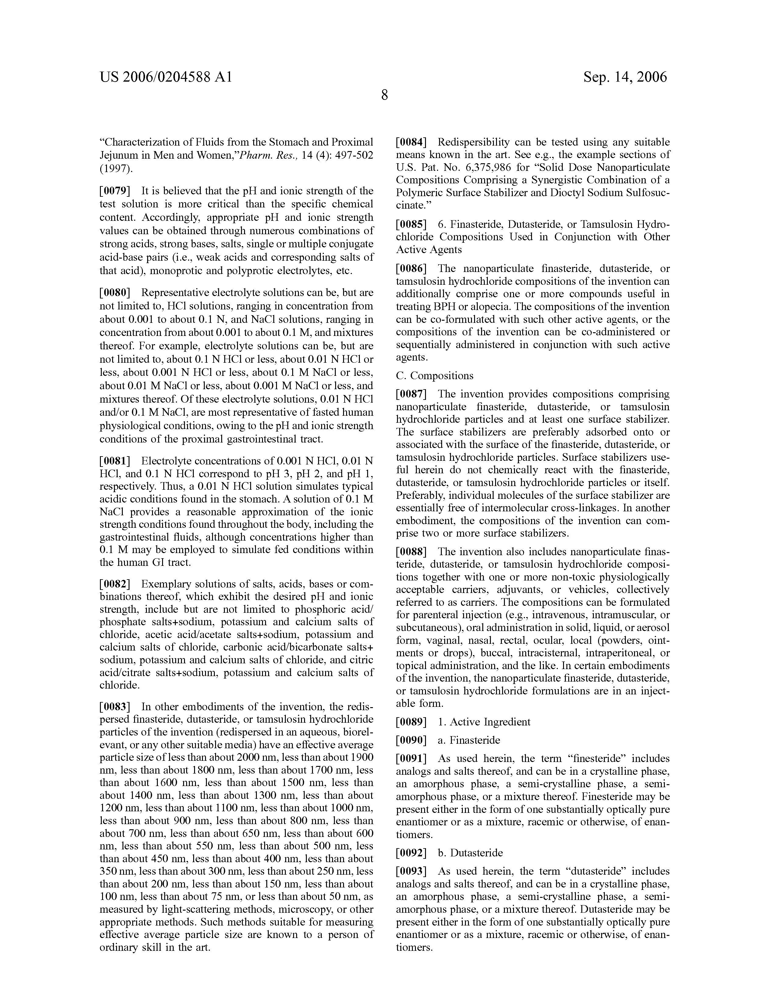 Propecia patent