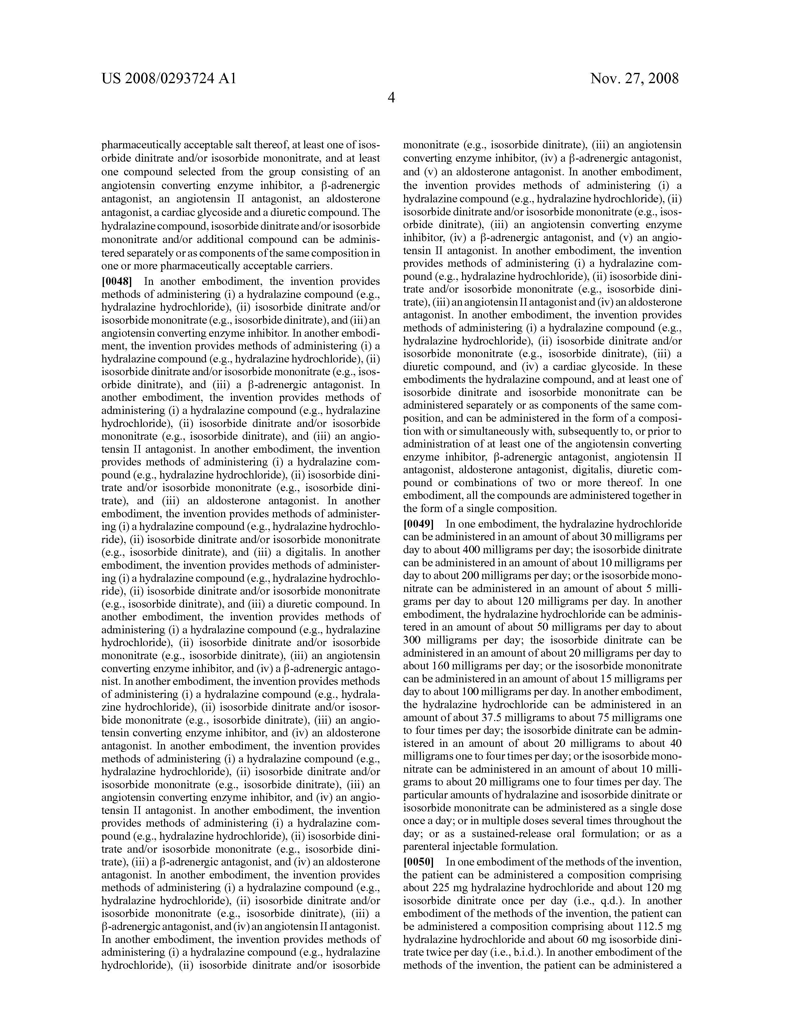 Isosorbide Dinitrate Hydralazine